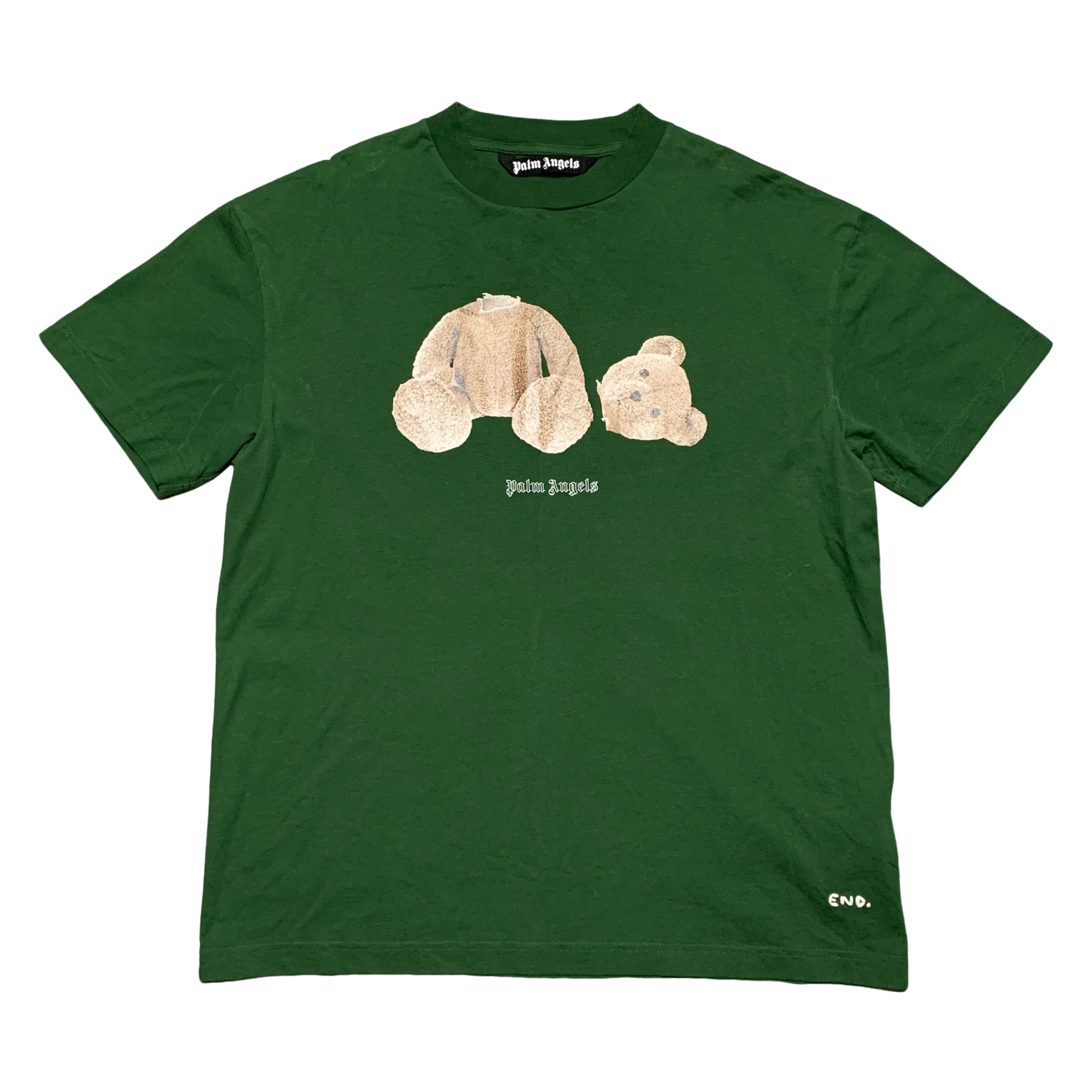 Palm Angels XL End Bear Rose Green Tee (Limited Edition)