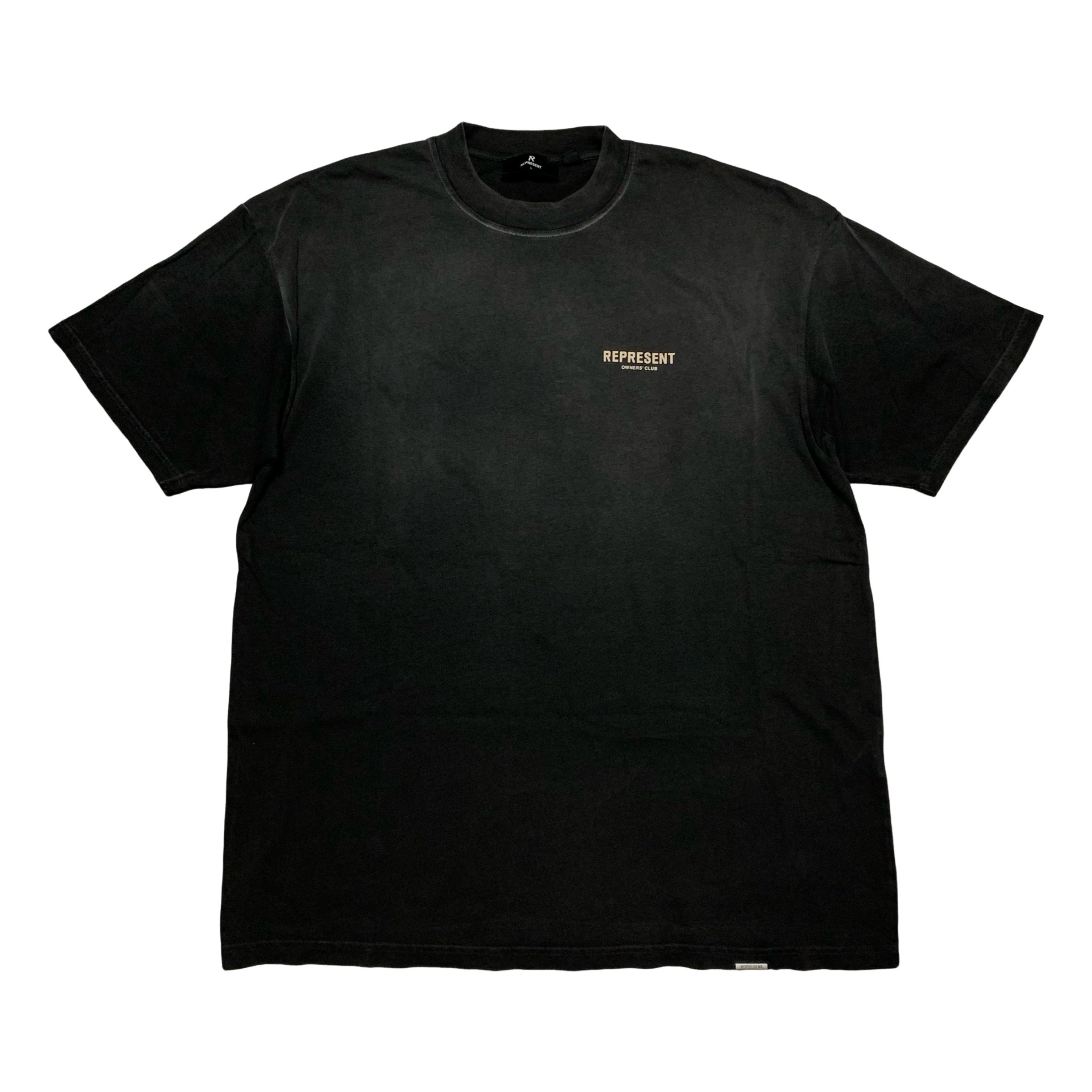 Represent Large Owners Club Stained Black Tee