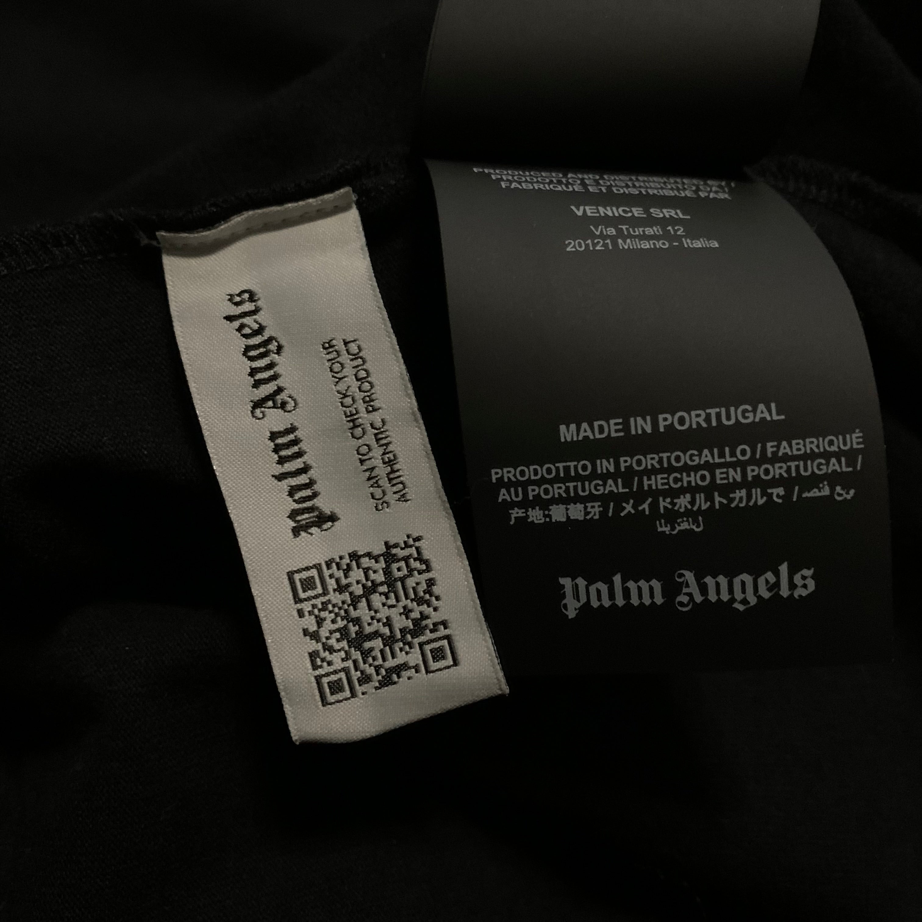 Palm Angels Small Logo Black Tee