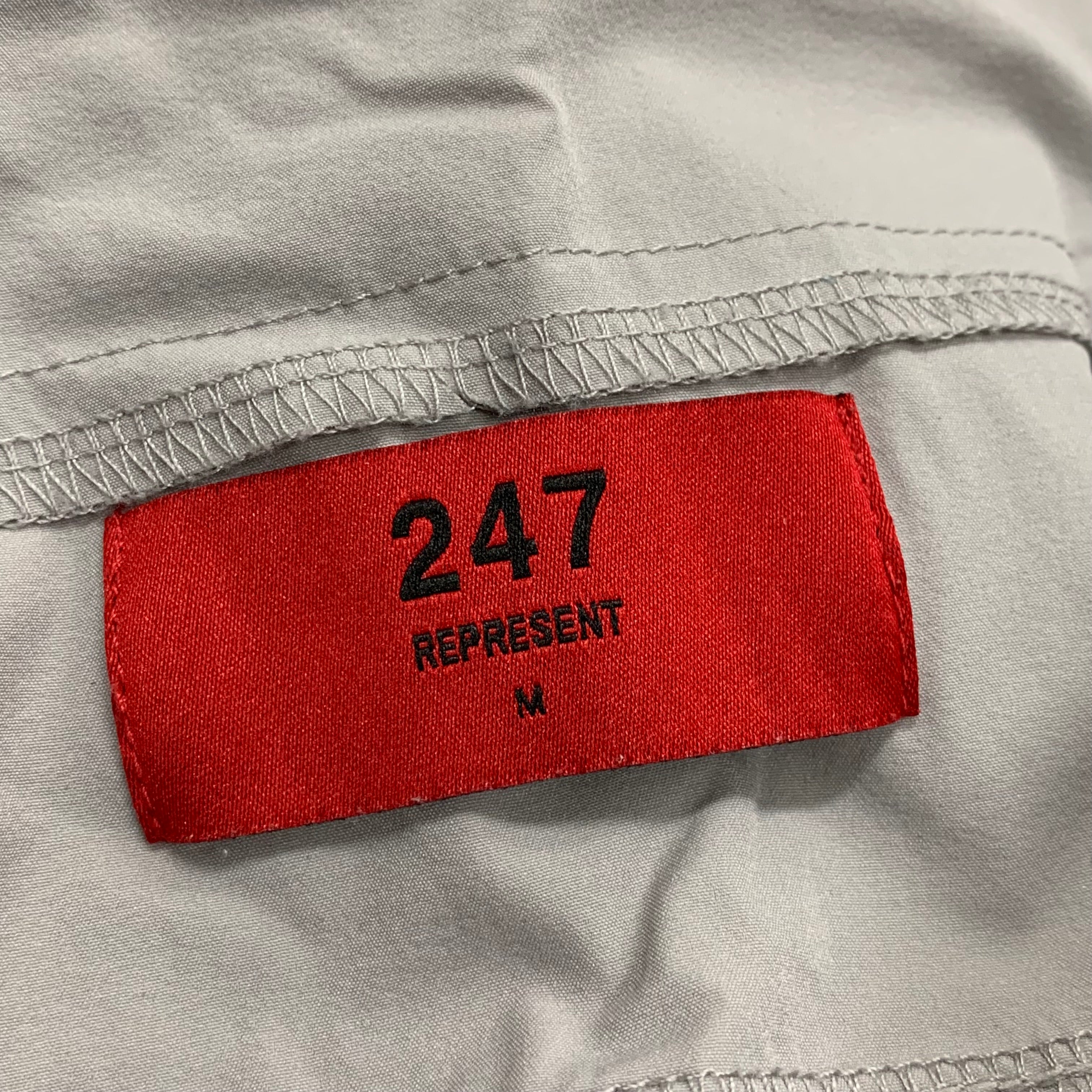 Represent Medium 247 Pants Ash Grey Track Pant Cargo Bottoms