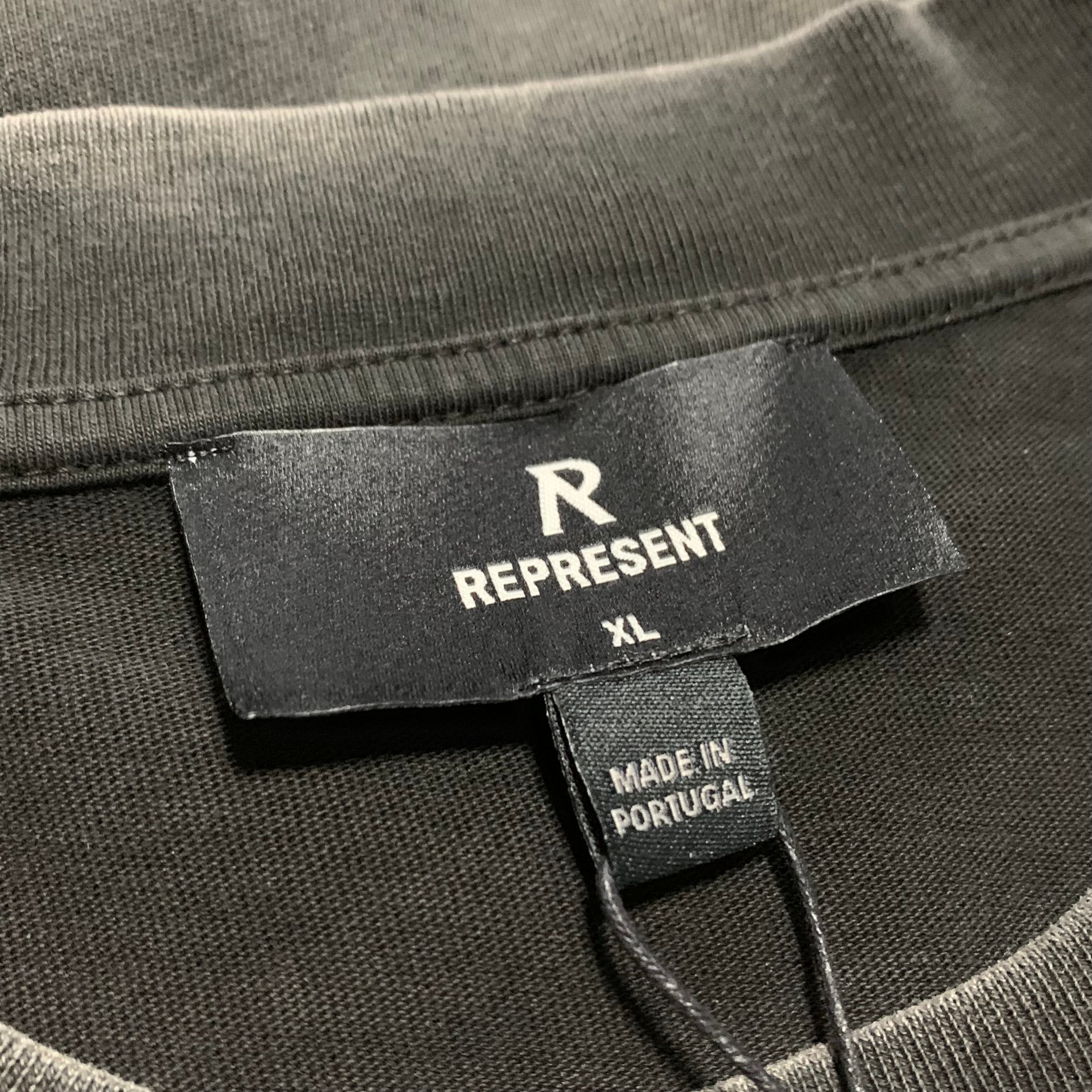 Represent XL Oasis Owners Club Stained Black Tee