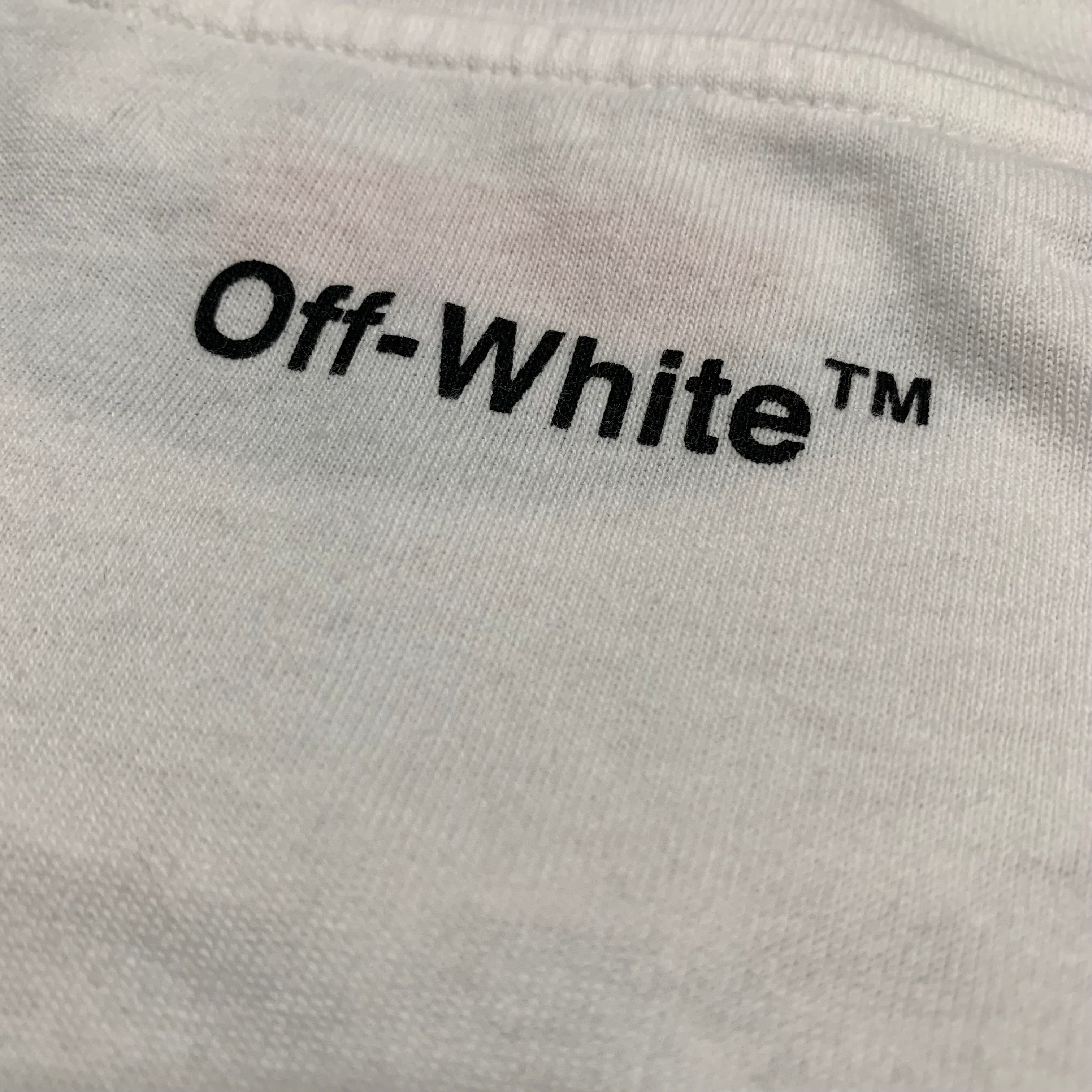 Off White Medium Mona Lisa White Tee Virgil Abloh