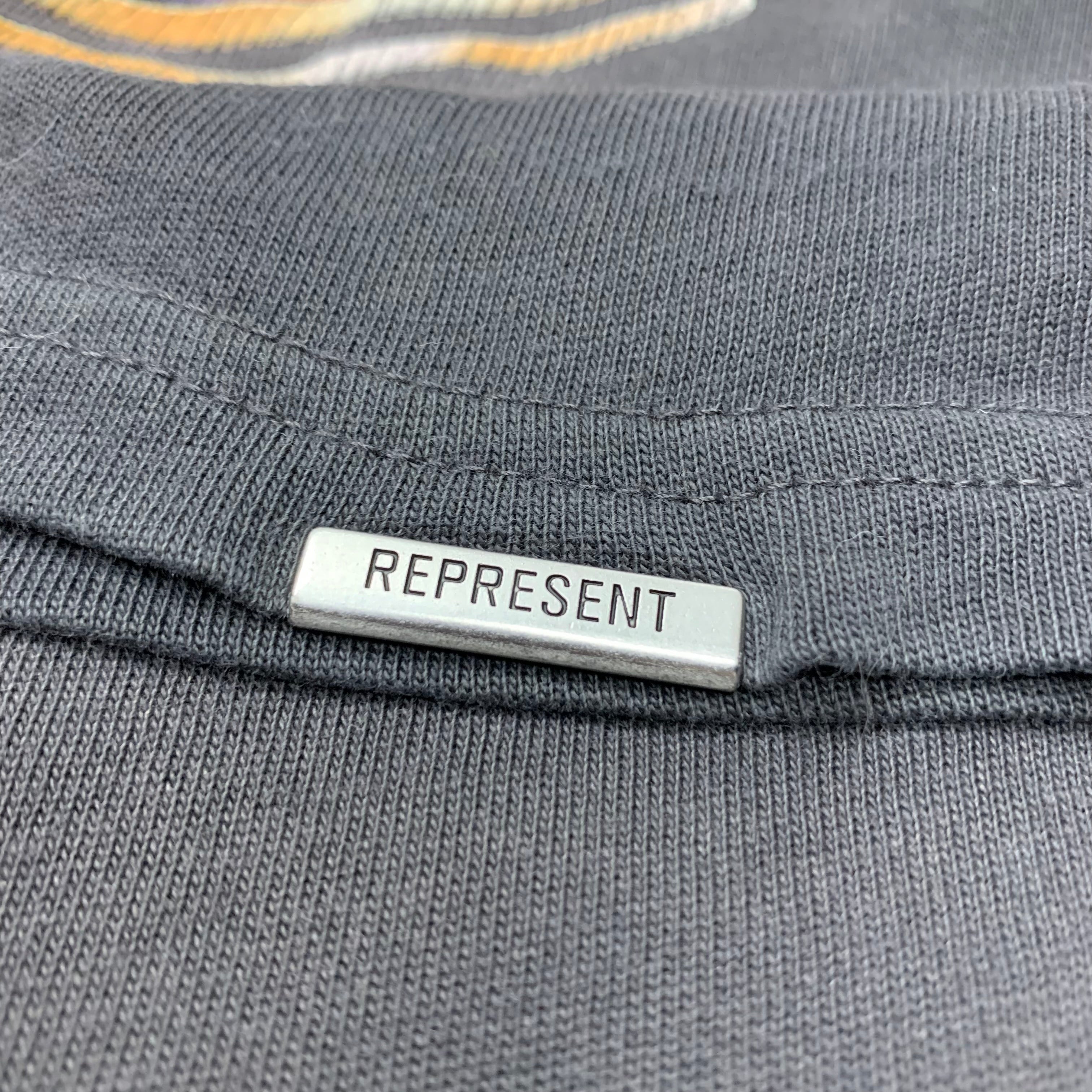 Represent XS Tee Golden Tour Sun Fade Grey T-Shirt