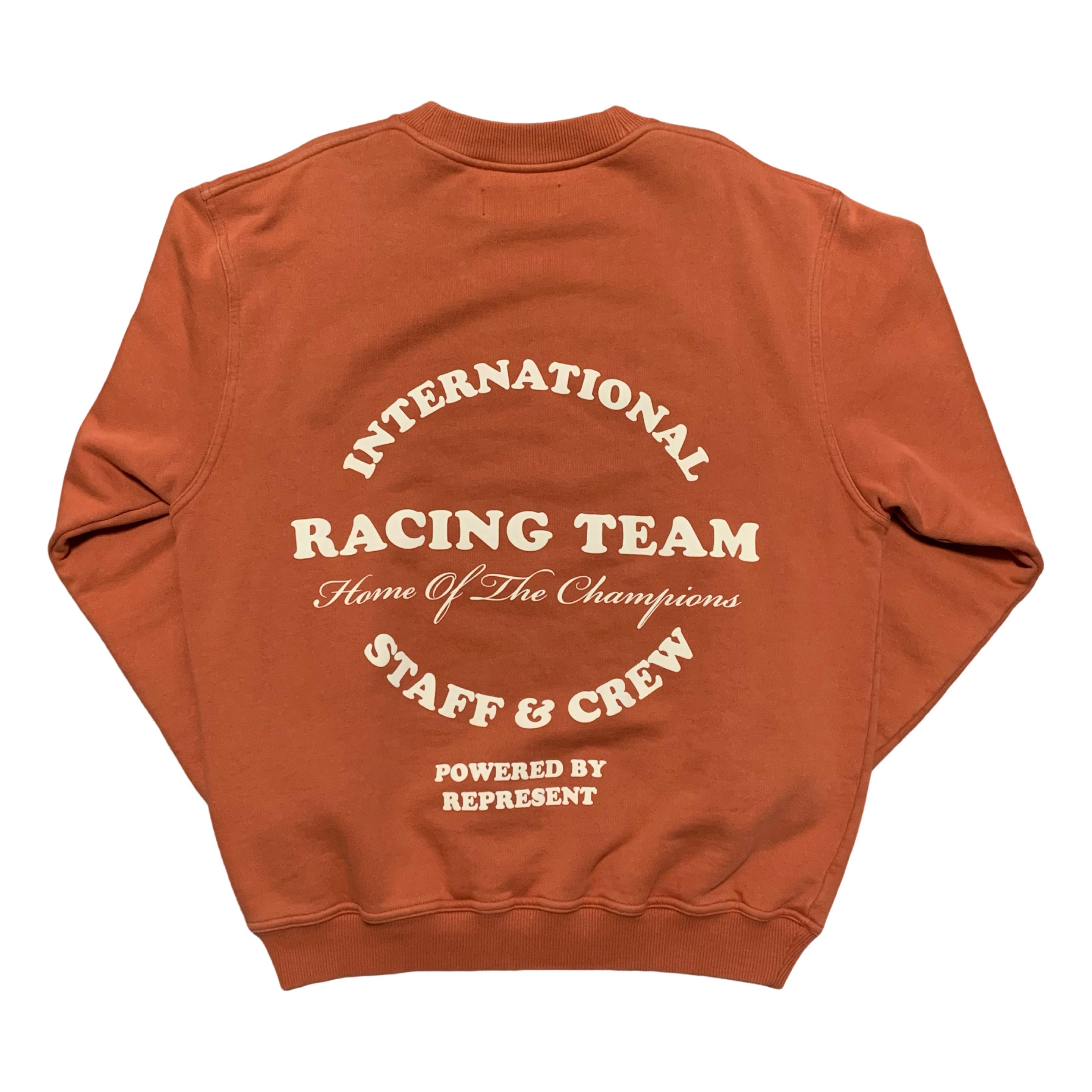 Represent XS Racing Team Coral Orange Sweatshirt Crewneck