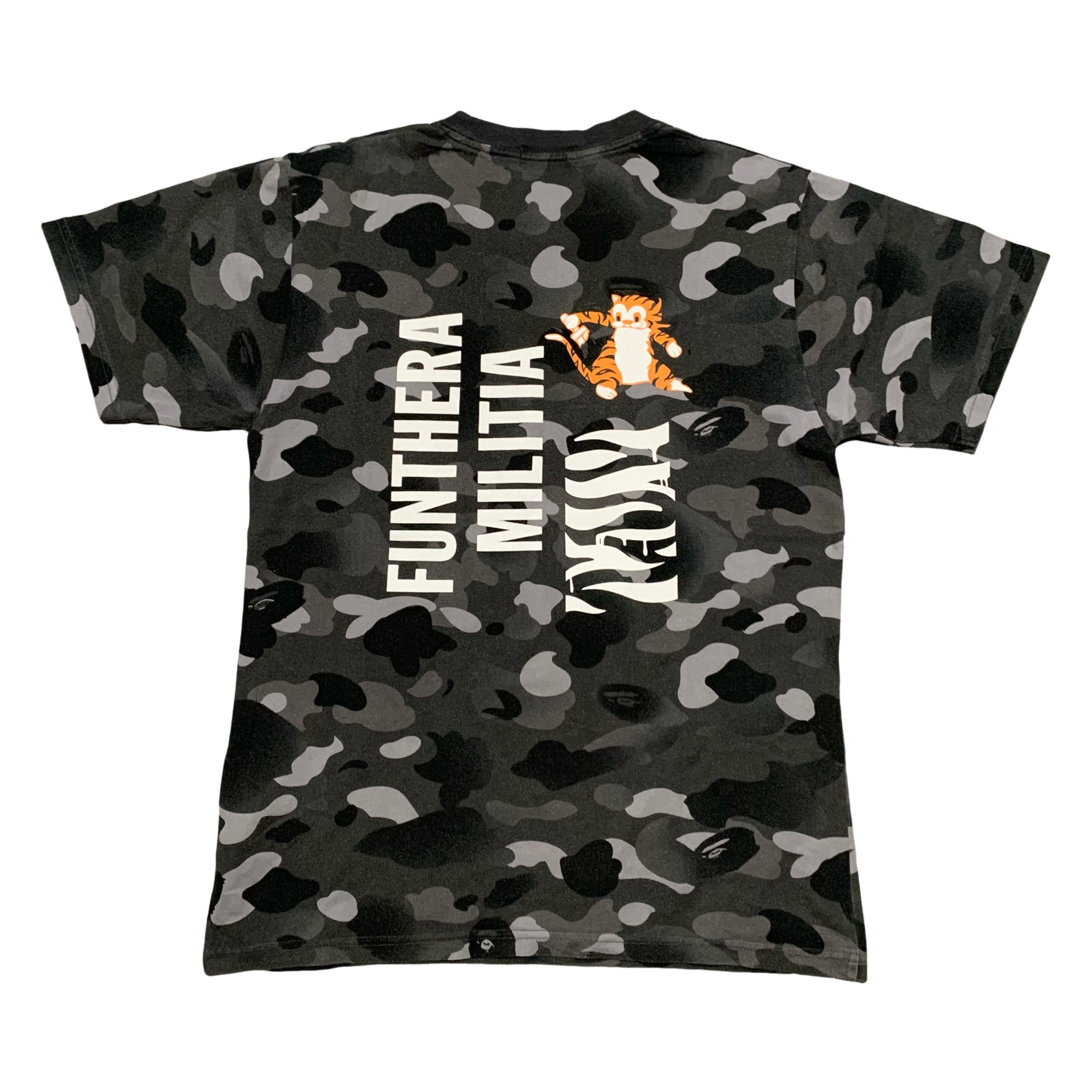 Bape Medium Tiger Shark Black Grey Camo A Bathing Ape