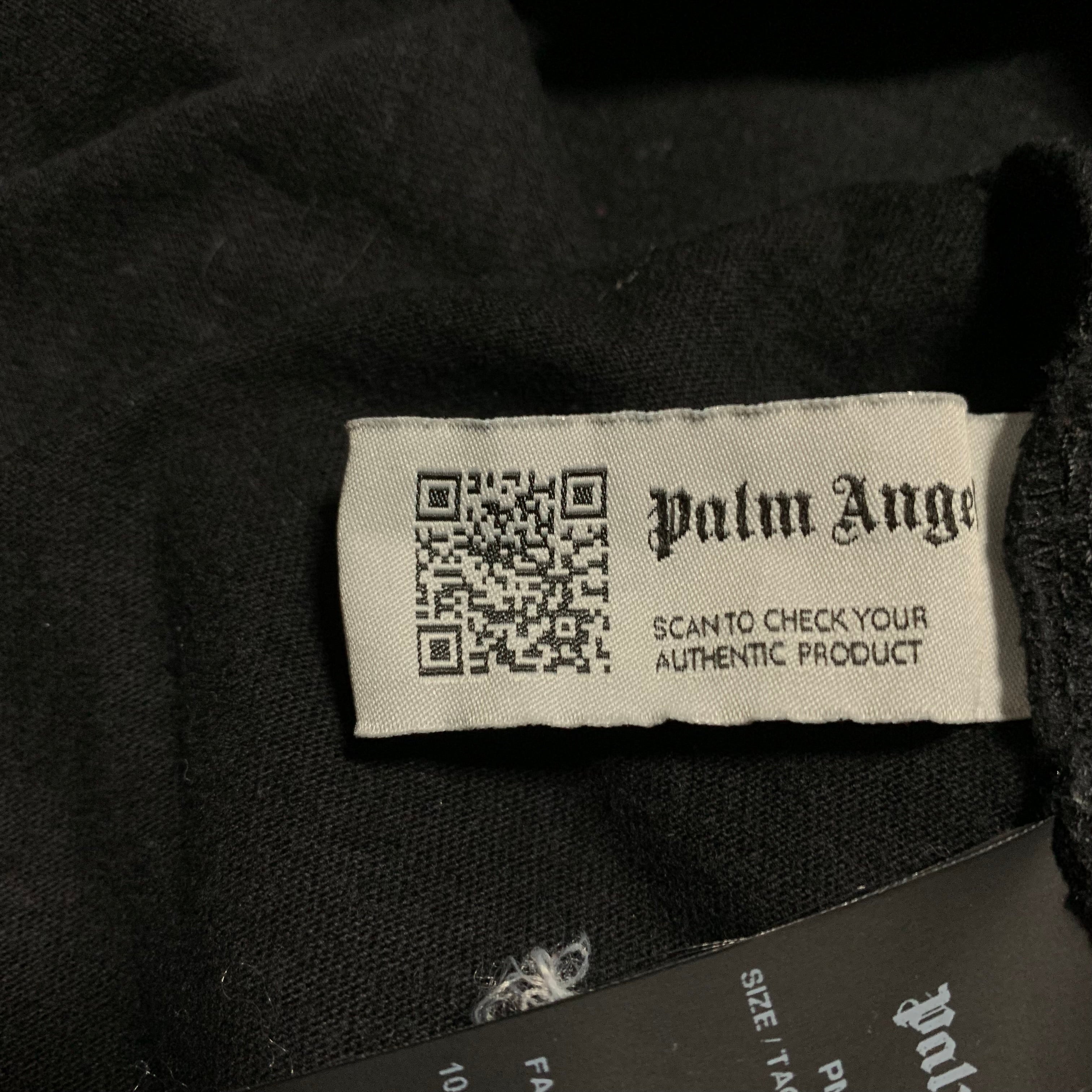 Palm Angels Medium End Clothing Big Rose Black Tee