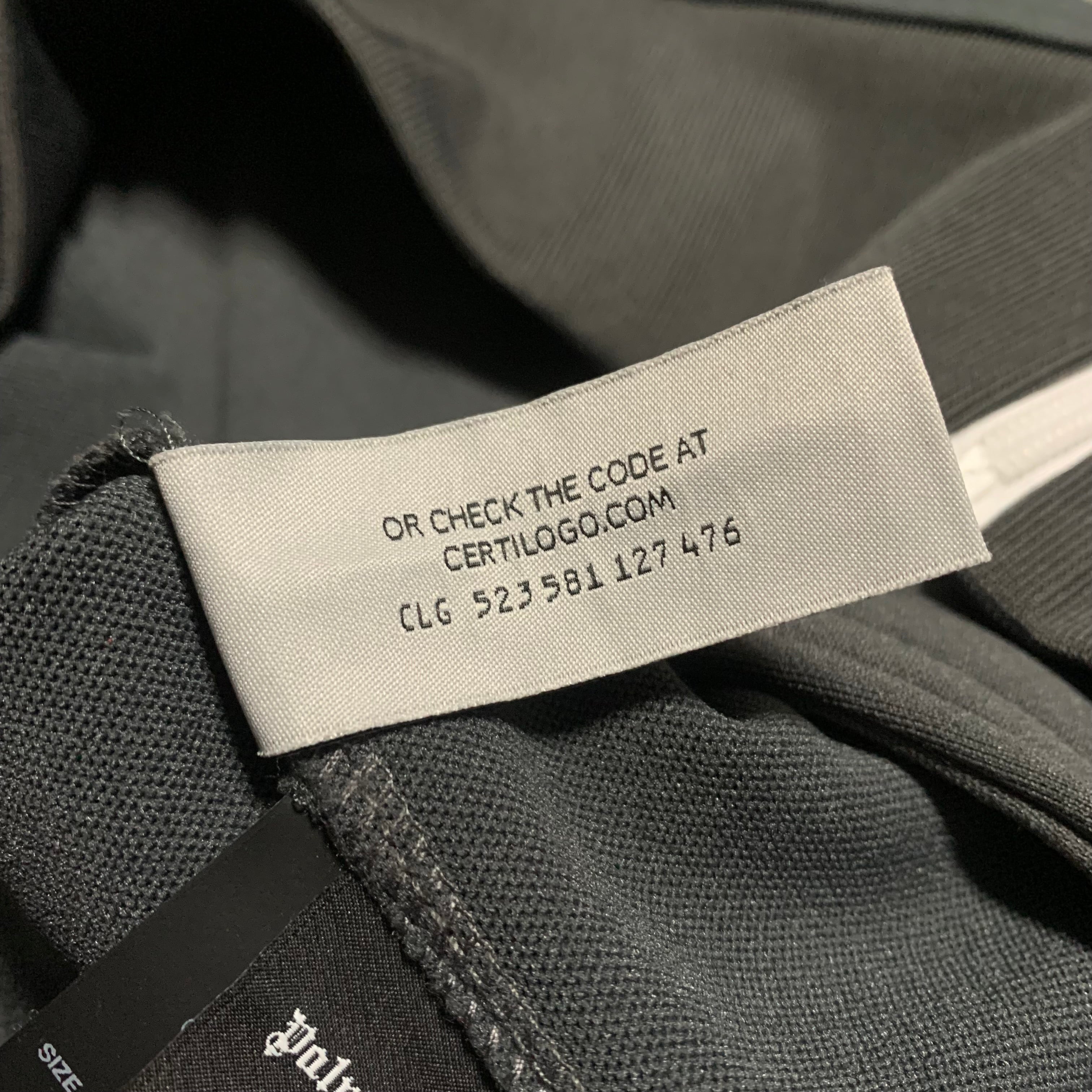 Palm Angels Large Track Jacket Classic Grey Jacket