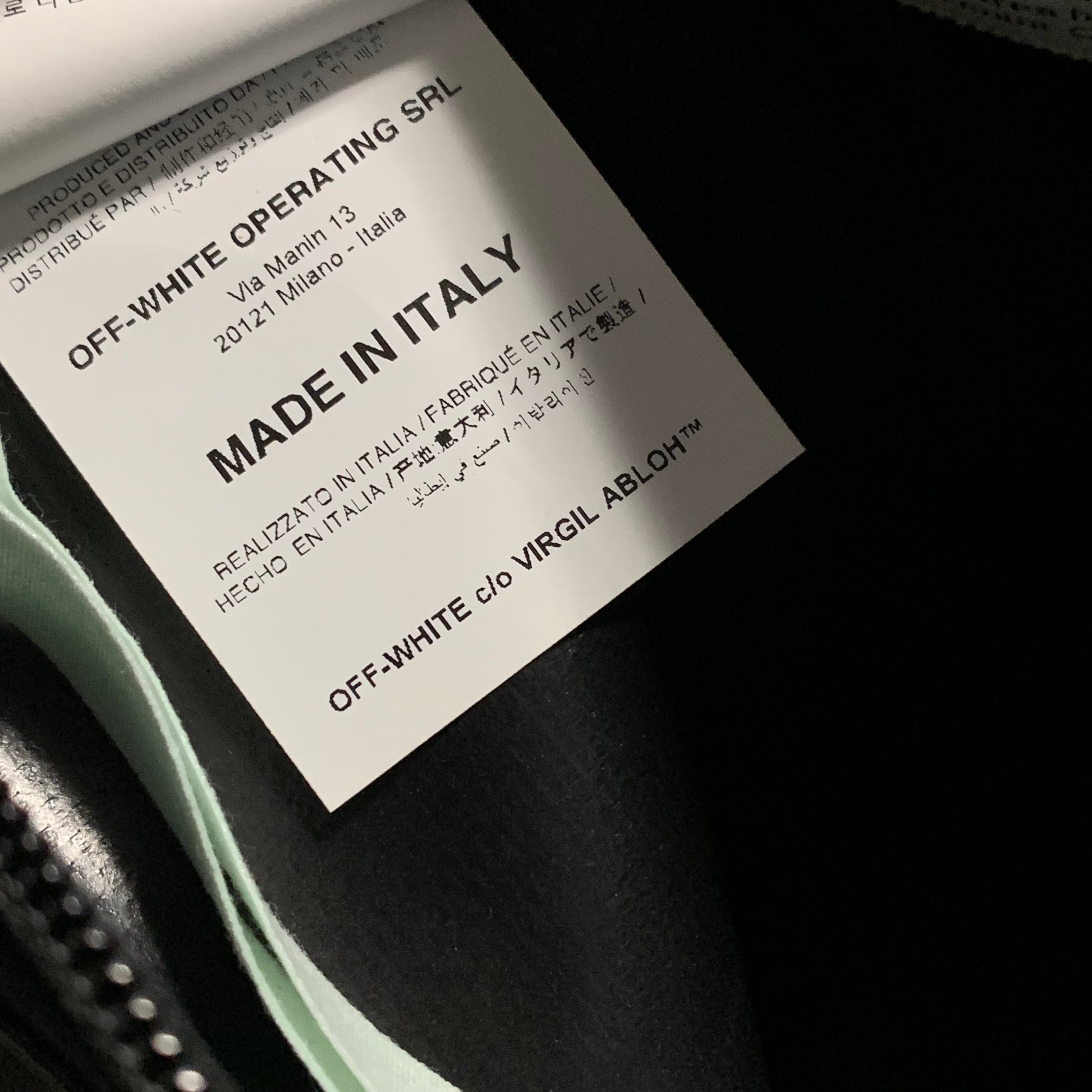 Off White Bag Flat Crossbody Black In Crinkle Nylon 2019 Virgil Abloh Unisex