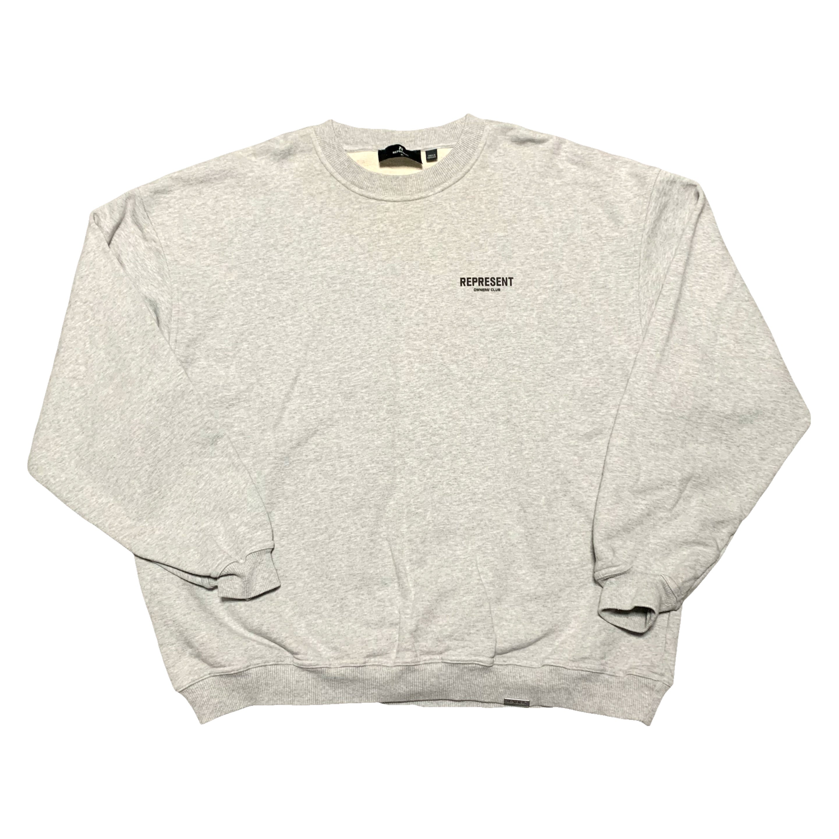 Represent XL Owners Club Grey Sweater Sweatshirt Crewneck