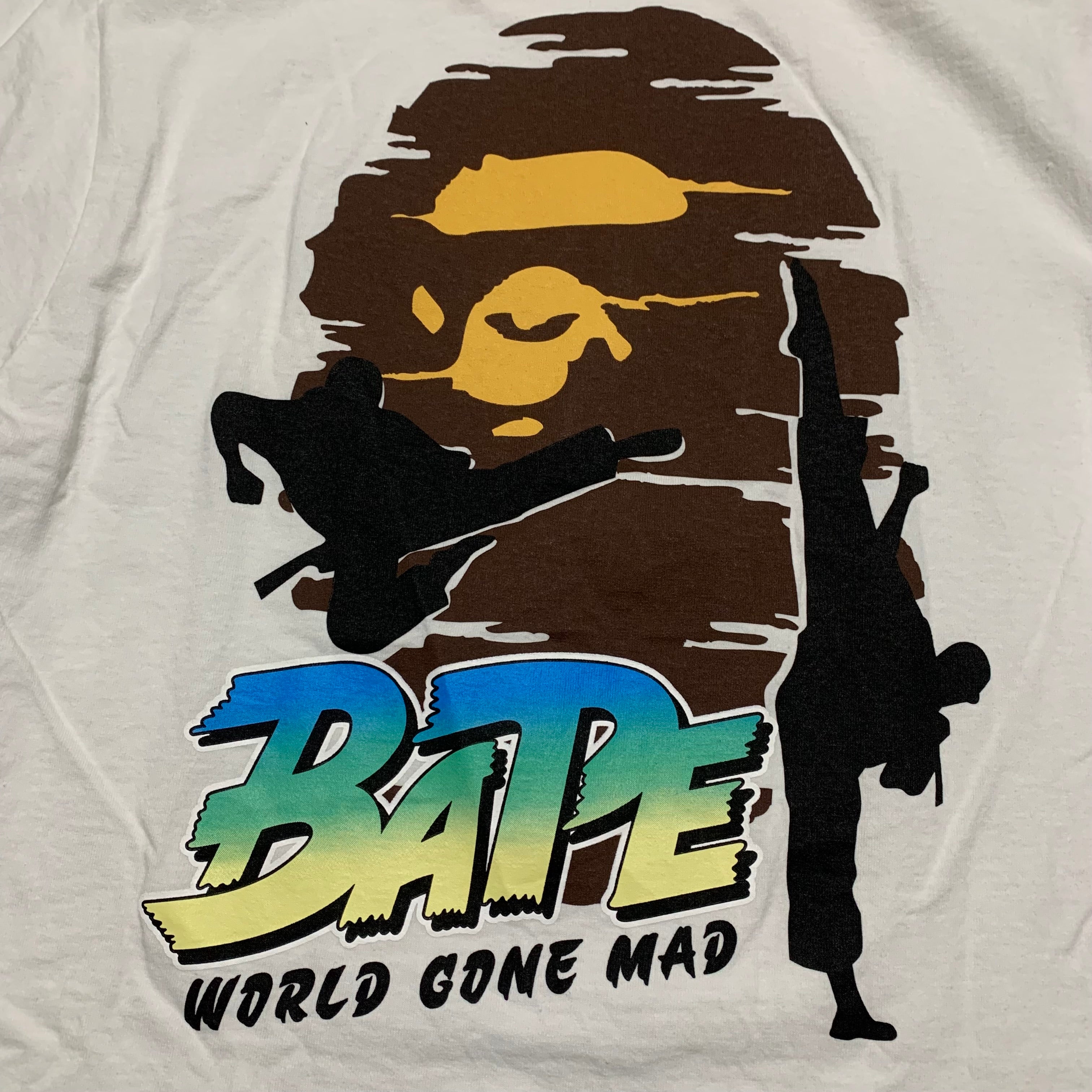 Bape Medium Japan Culture Karate White Tee A Bathing Ape