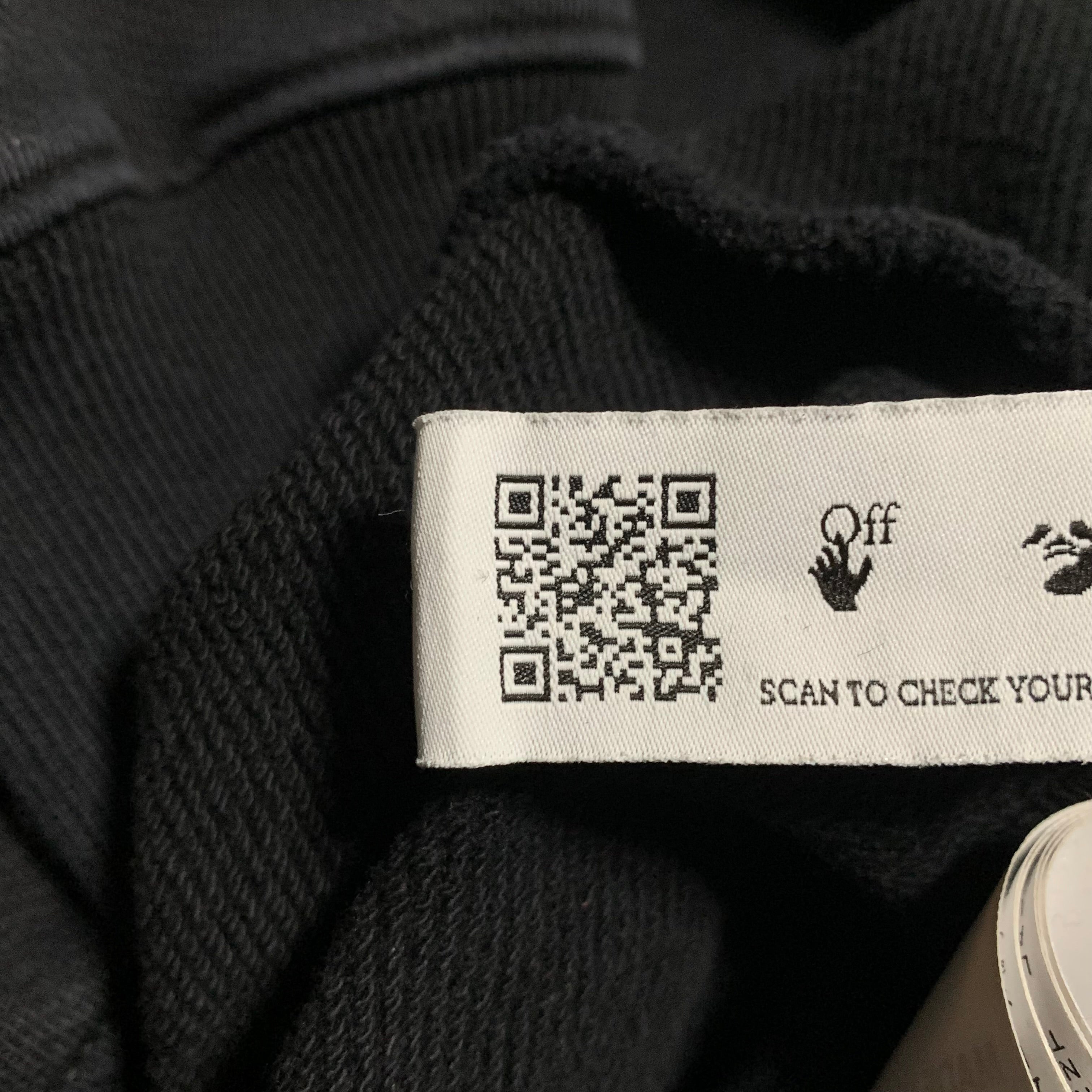 Off White Small Liquid Arrows Black Sweatshirt Crewneck Virgil Abloh