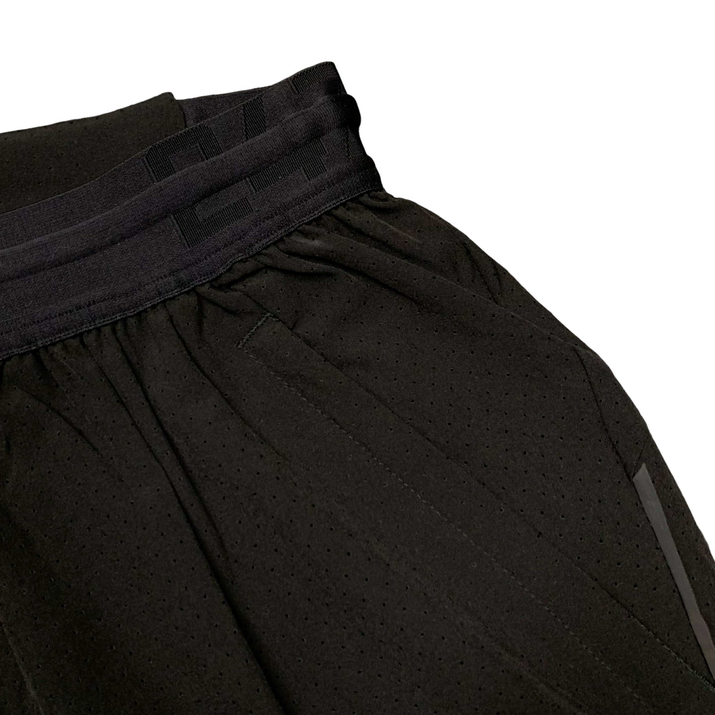 Represent Small Shorts 247 Fused Black Mesh Shorts
