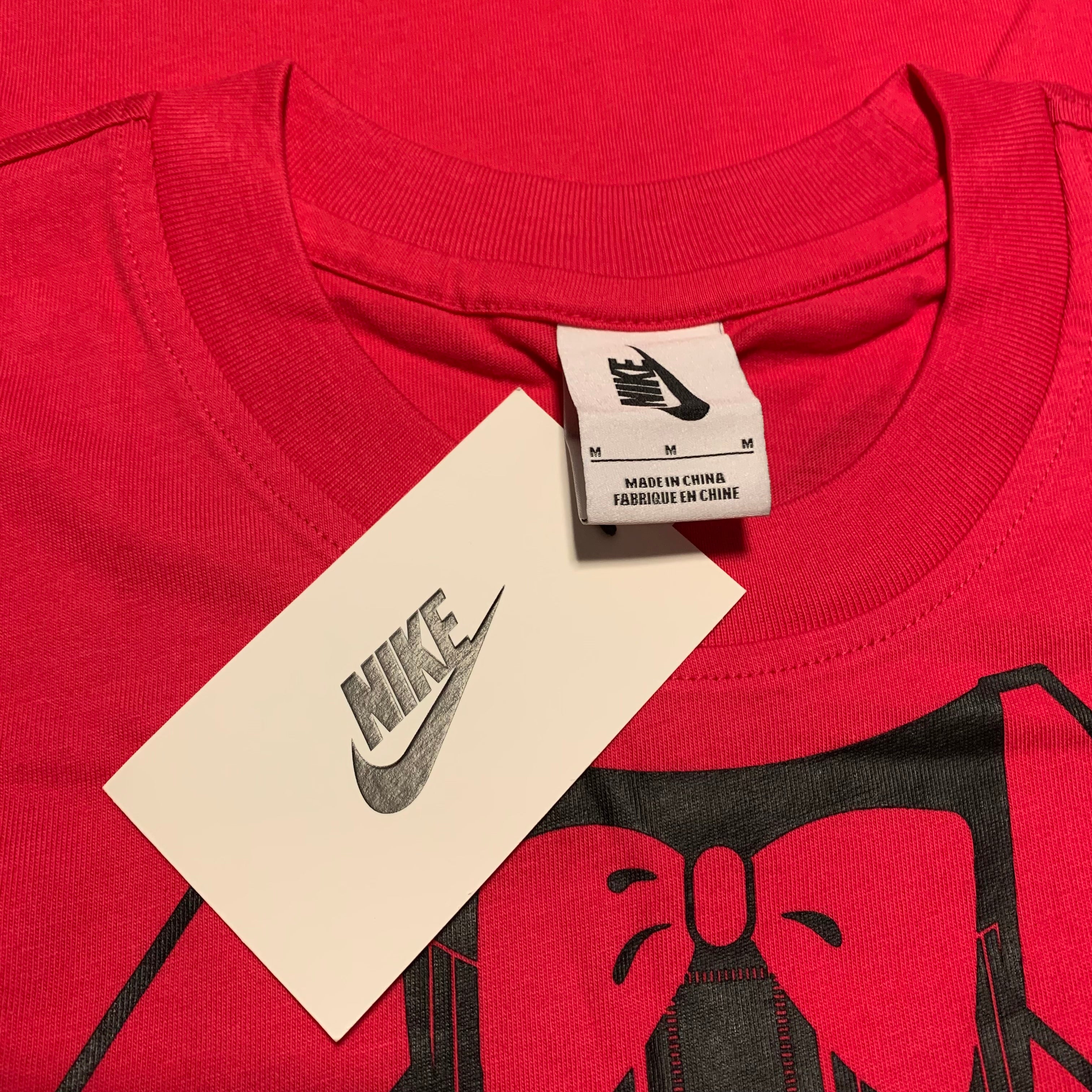 Off White Nike Medium NRG A6 Tie Graphic Pink Tee Virgil Abloh 2018