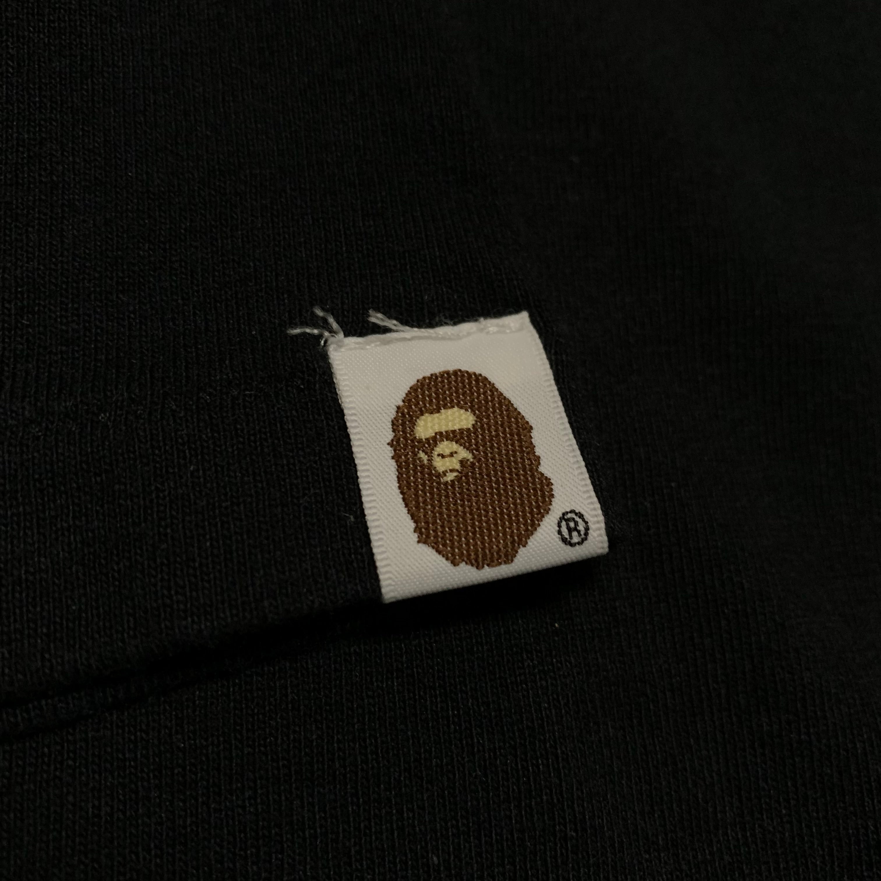 Bape Medium Big Ape Head 1st Camo Black Tee