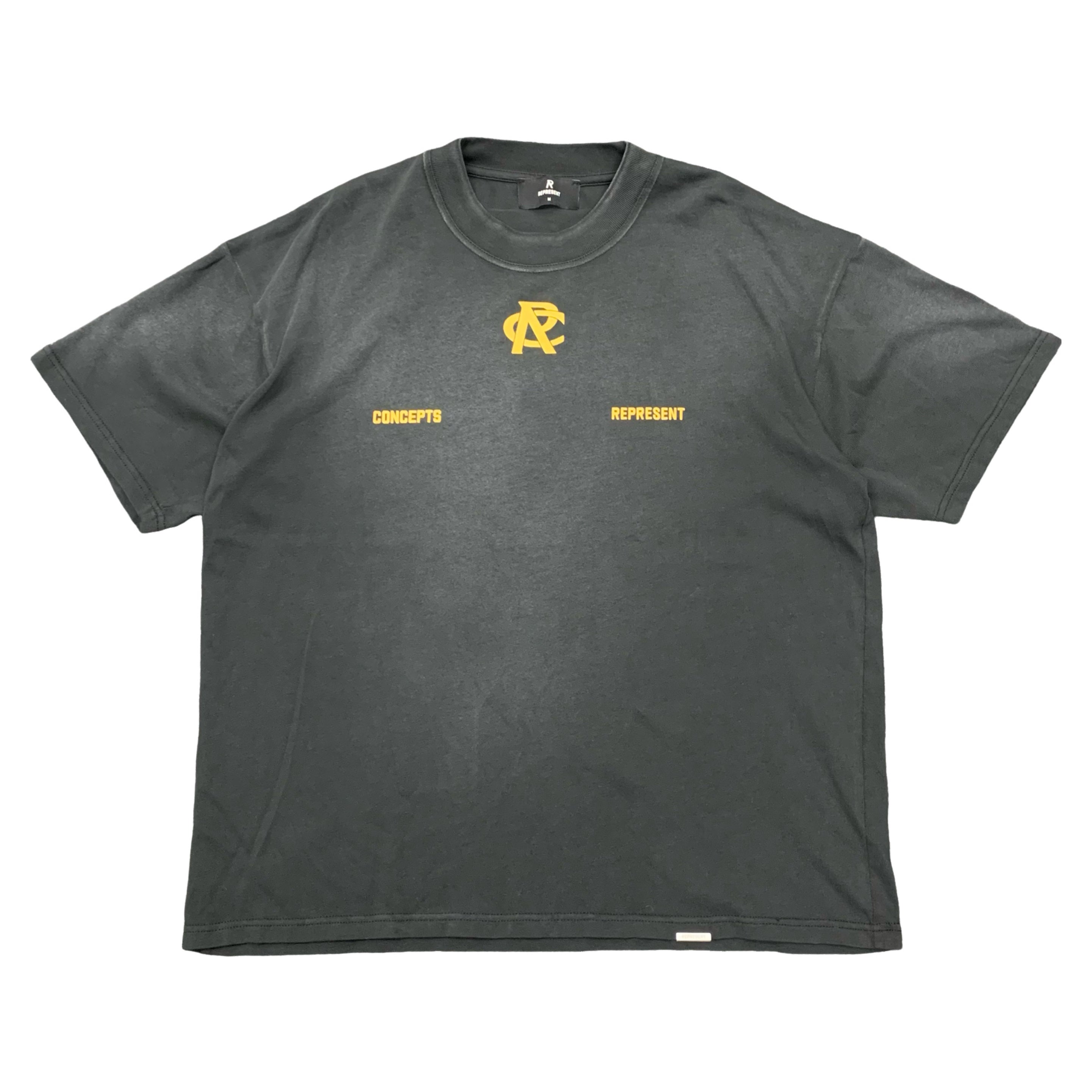 Represent Medium Tee Concepts League Championships Stained Black T-Shirt (Sample)
