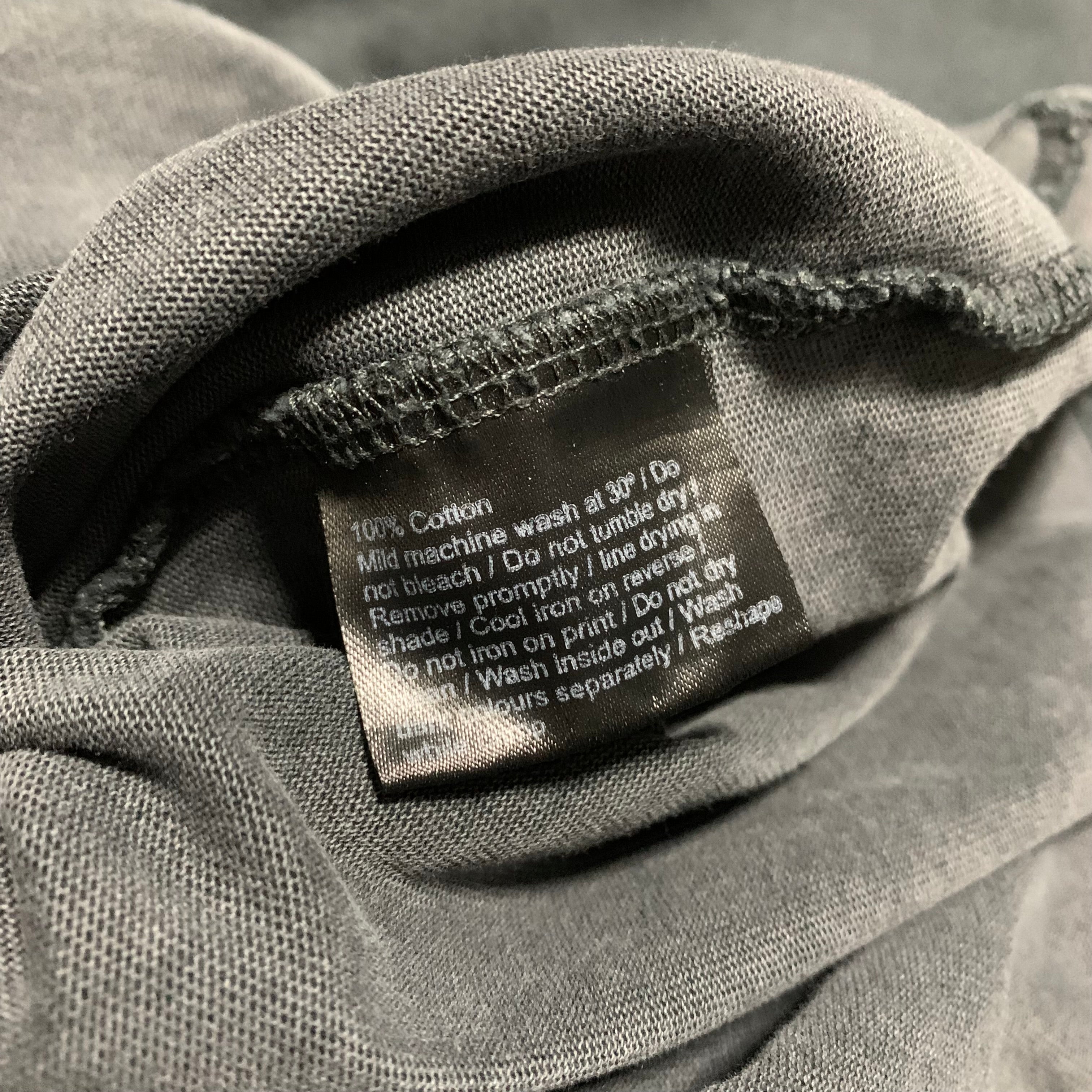 Represent Small Bad To The Bone Vintage Black Tee