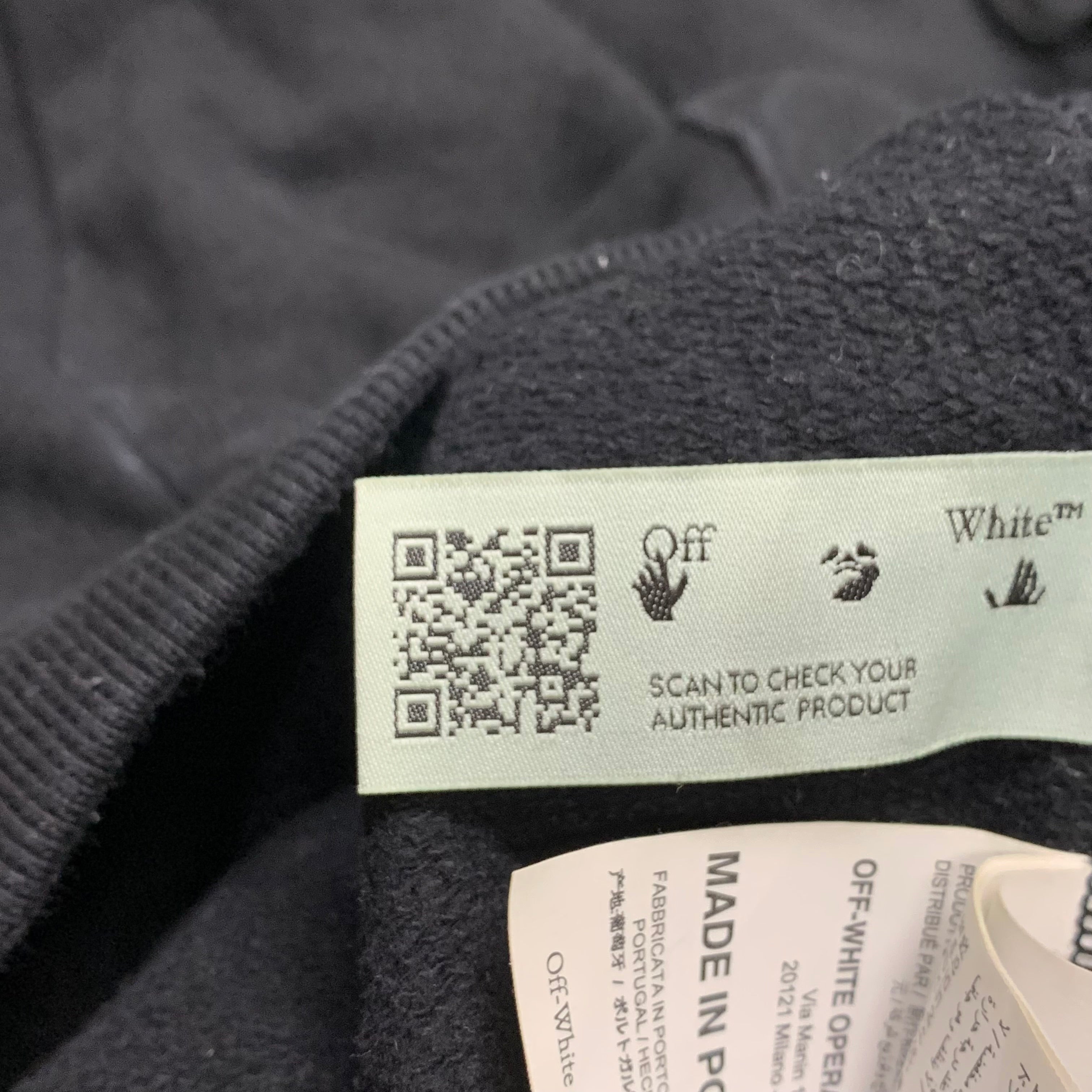 Off White Small Hoodie Pink Marker Arrows Black Hoodie Virgil Abloh