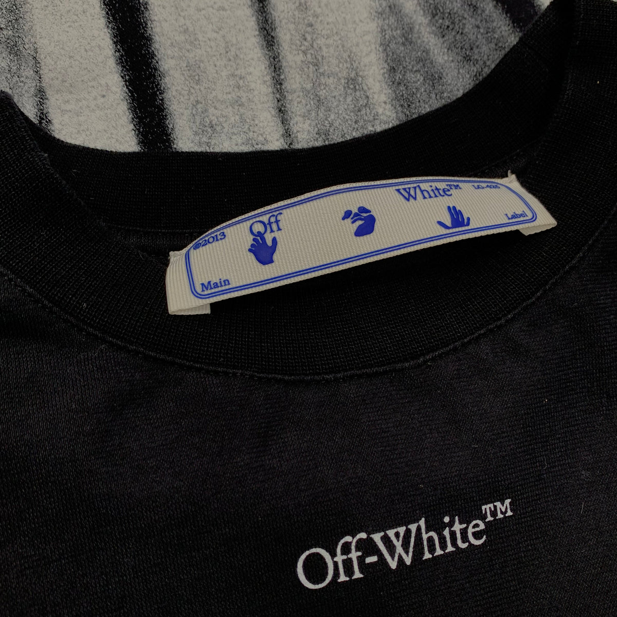 Off White XS Tee Acid Graffiti Black T-Shirt Unisex Virgil Abloh
