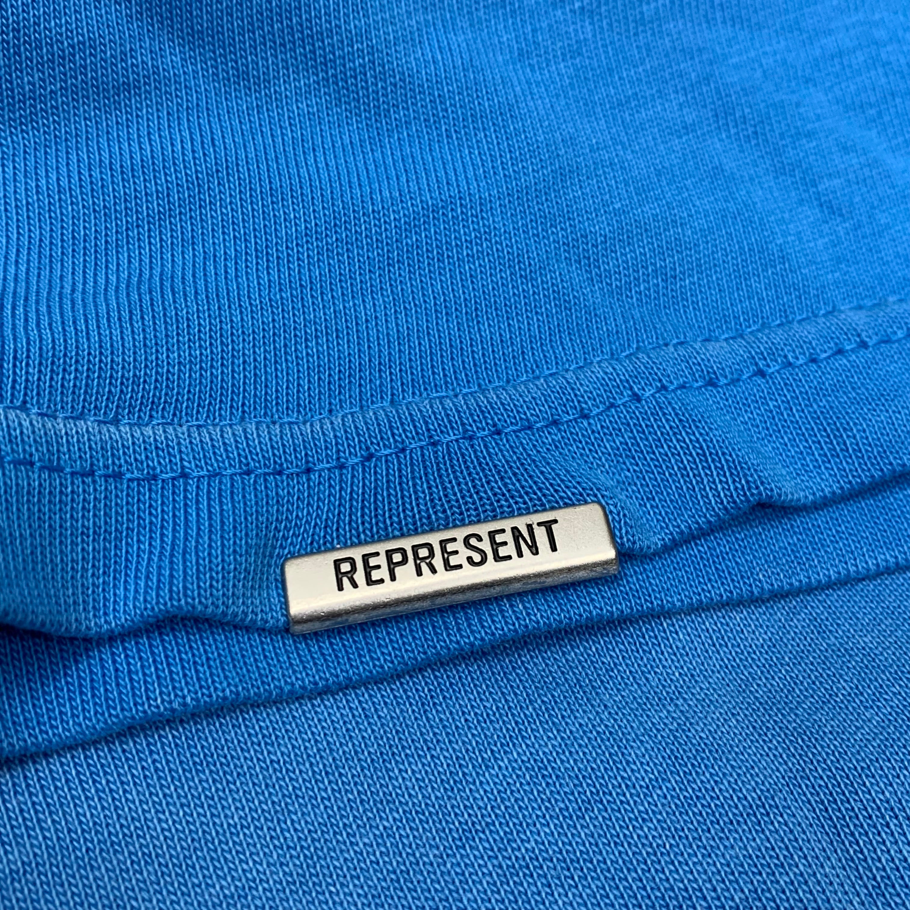 Represent Large Tee Godspeed Graphic Blue T-Shirt (Sample)