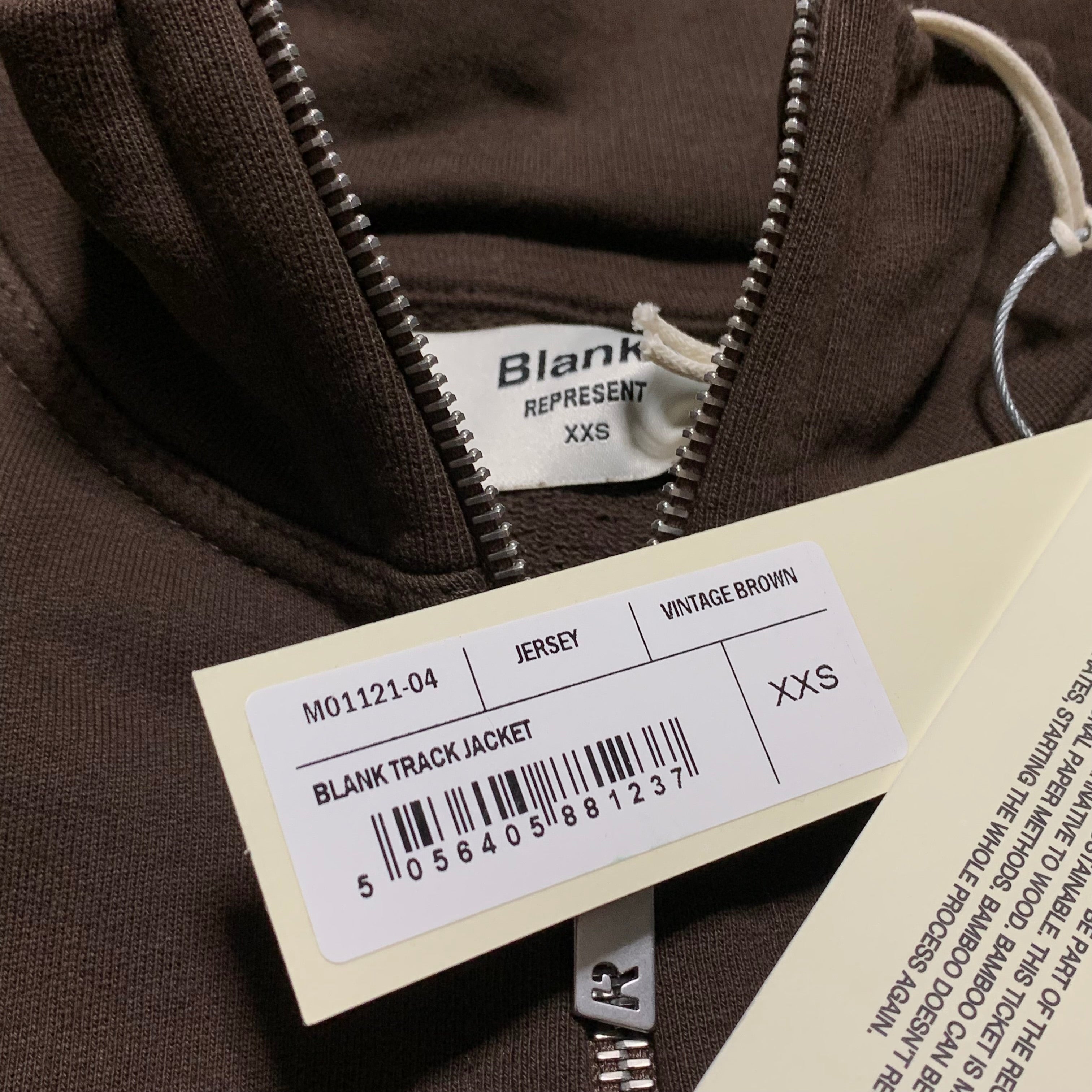 Represent XXS Blanks Bomber Jacket Vintage Brown