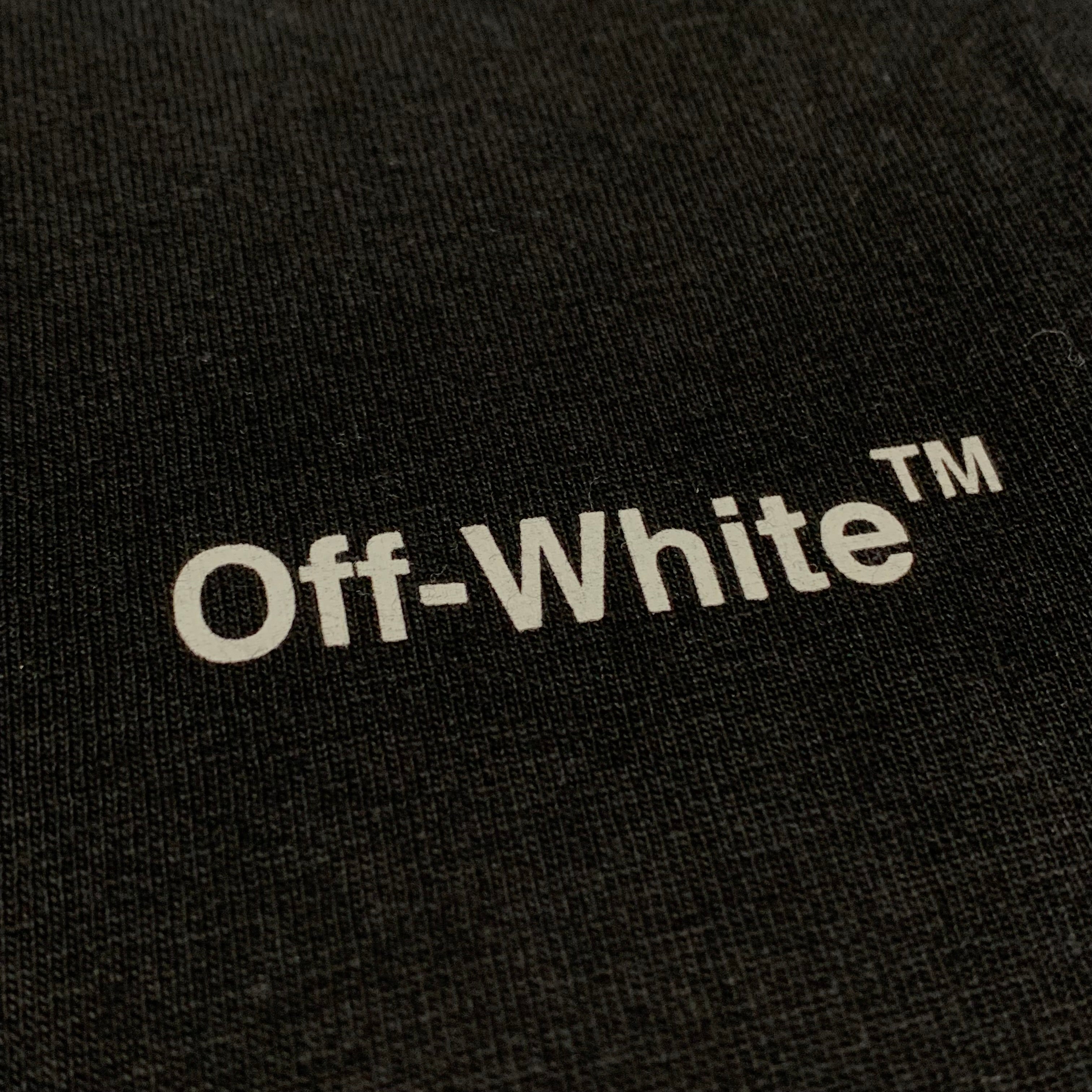 Off White Small Caravaggio Arrows Black Tee Virgil Abloh