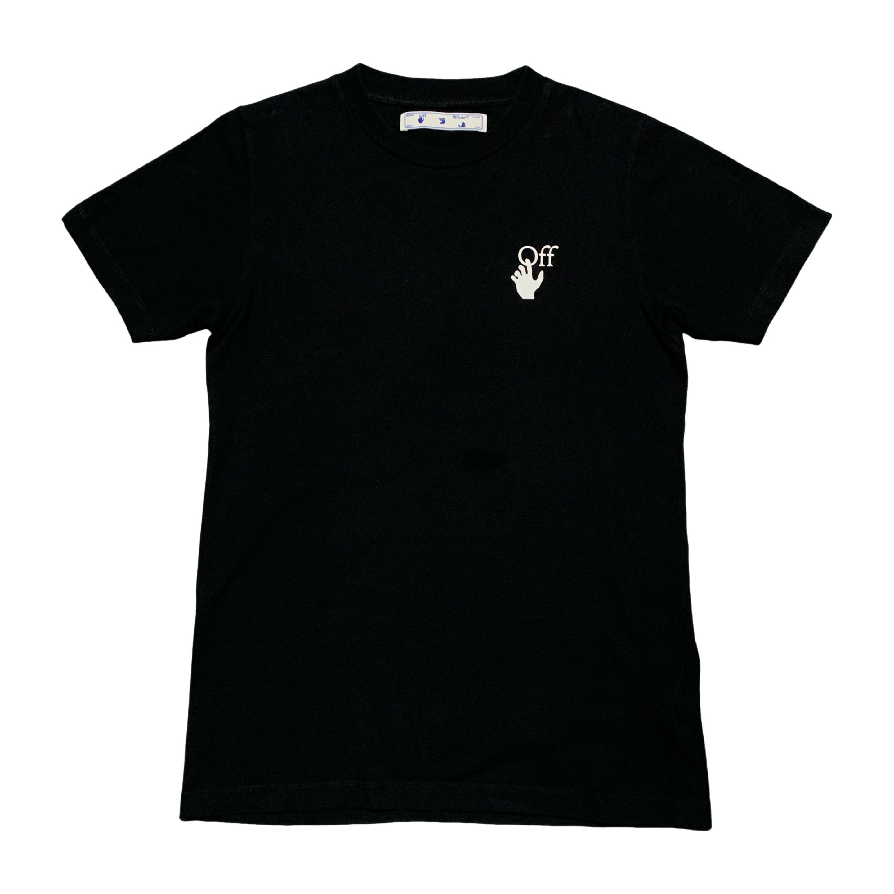 Off White Small Pascal Arrows Black Tee Virgil Abloh