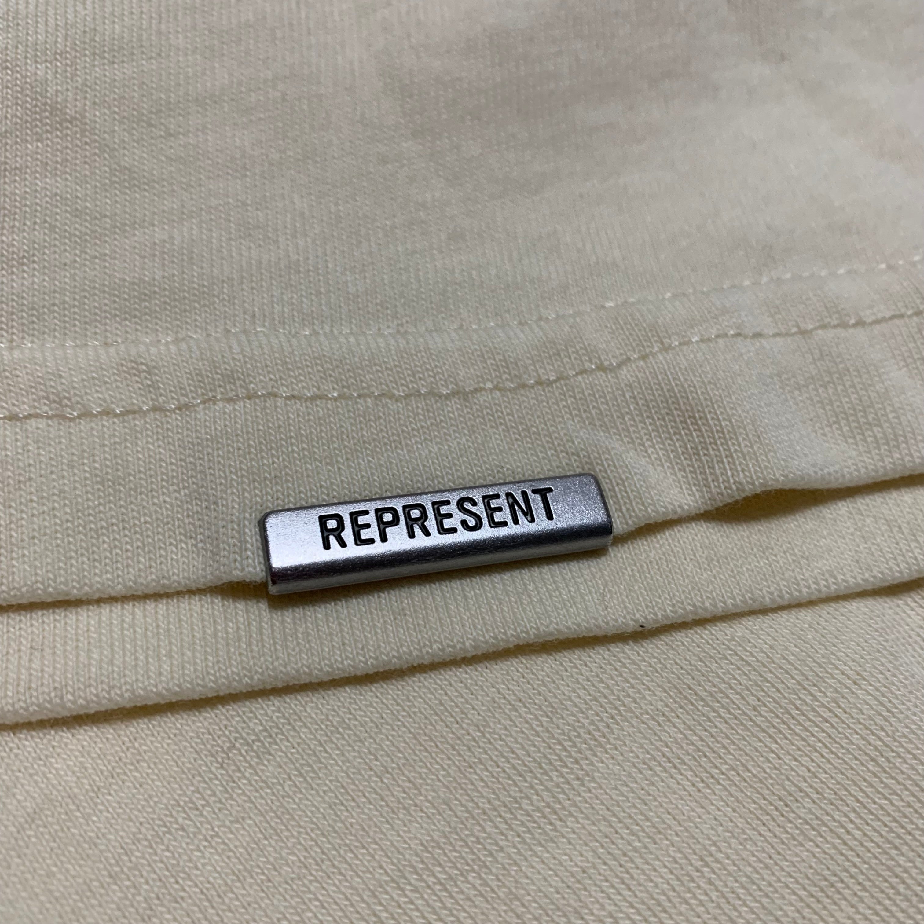 Palm Angels Medium Patron Of The Club Buttercream White Tee