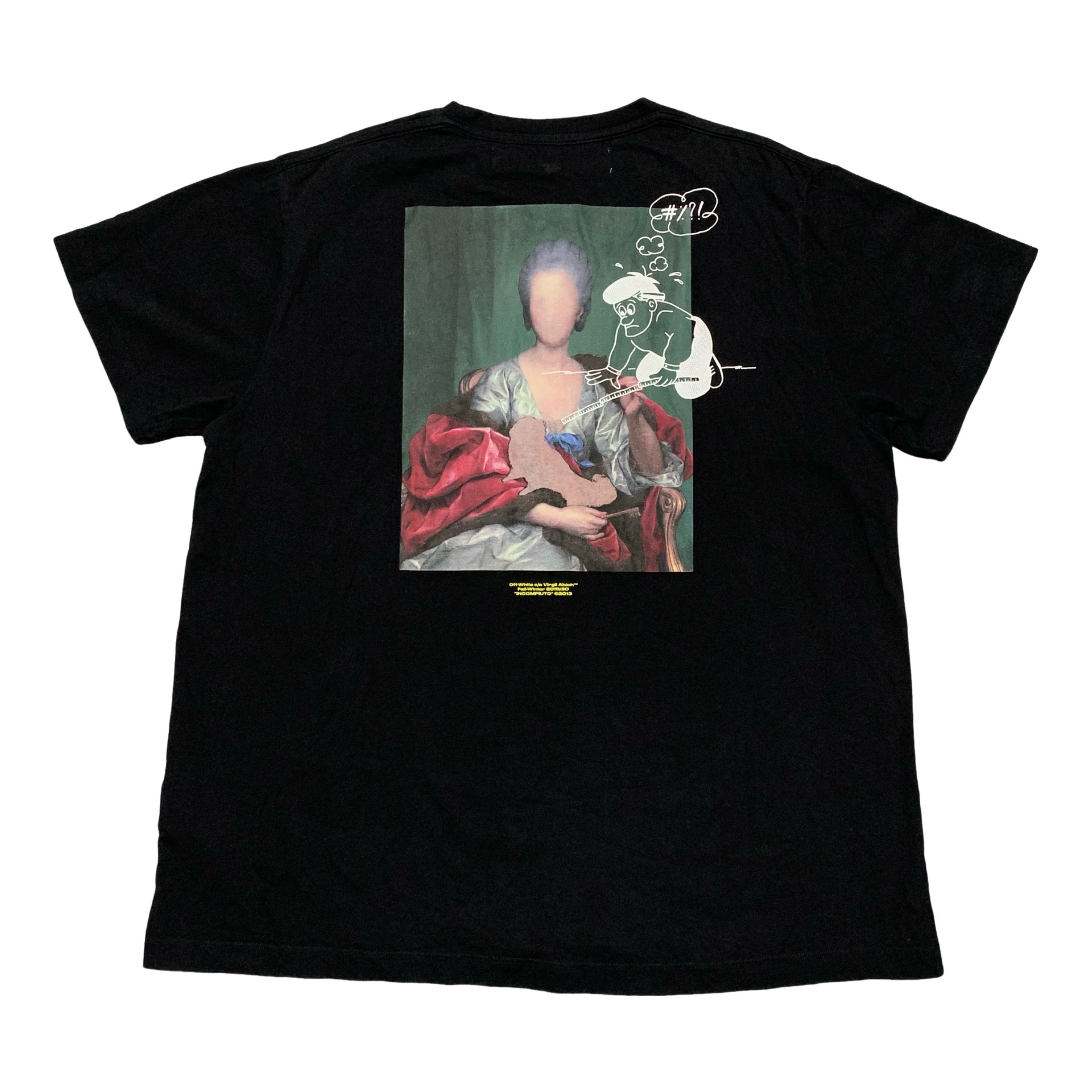 Off White Large Mariana De Silva Black Tee Virgil Abloh