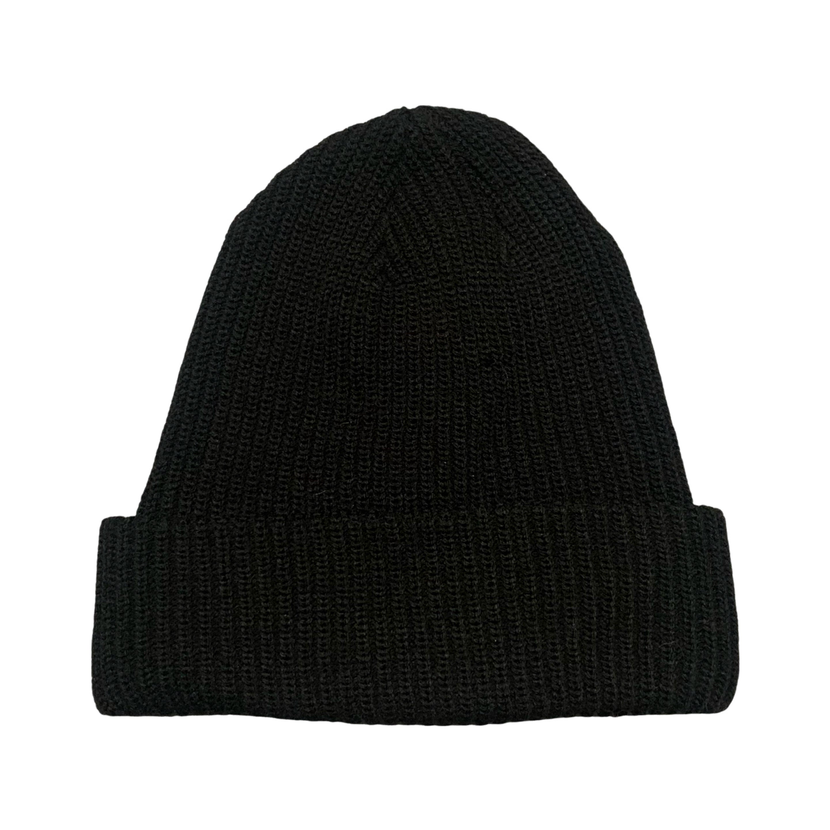 Supreme Beanie Black Loose Gauge Beanie Hat