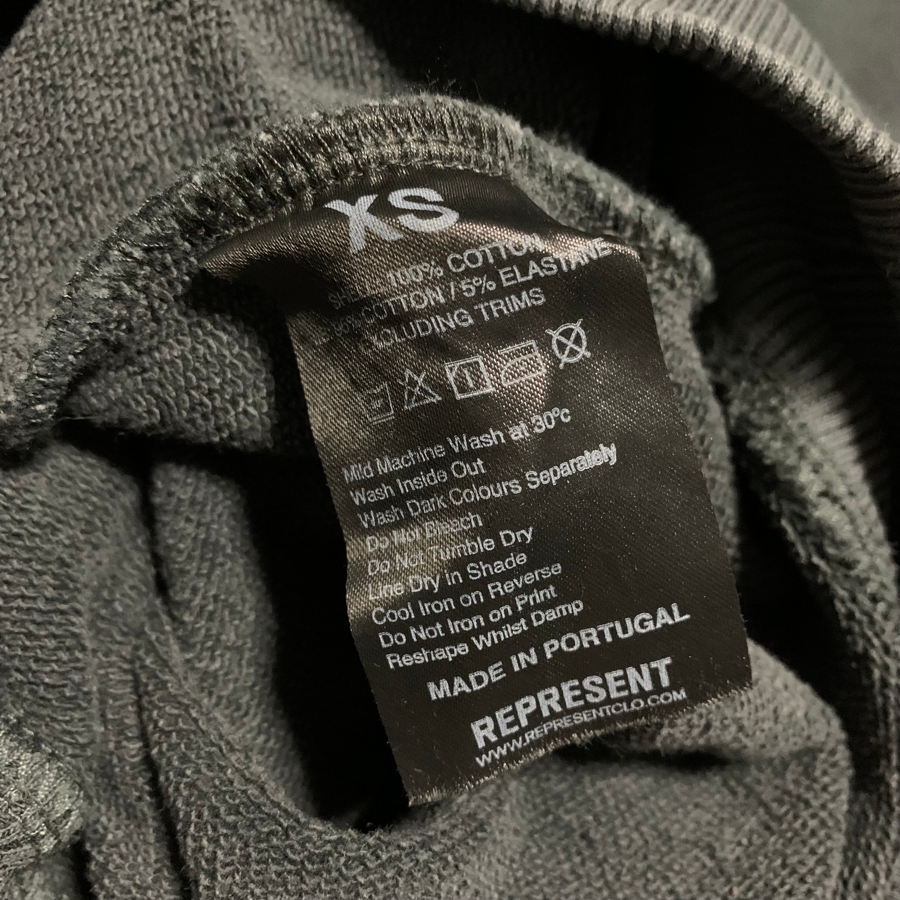 Represent XS Terrier Tension Vintage Black Hoodie