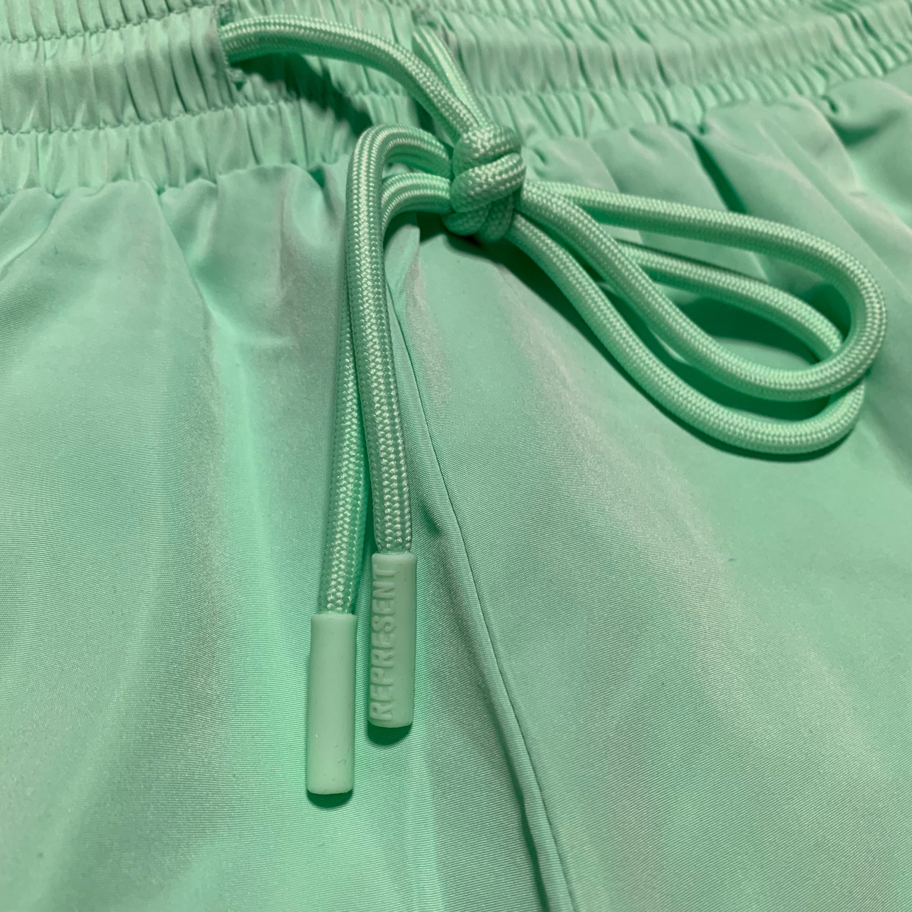 Represent Large Swim Shorts Electric Mint Green