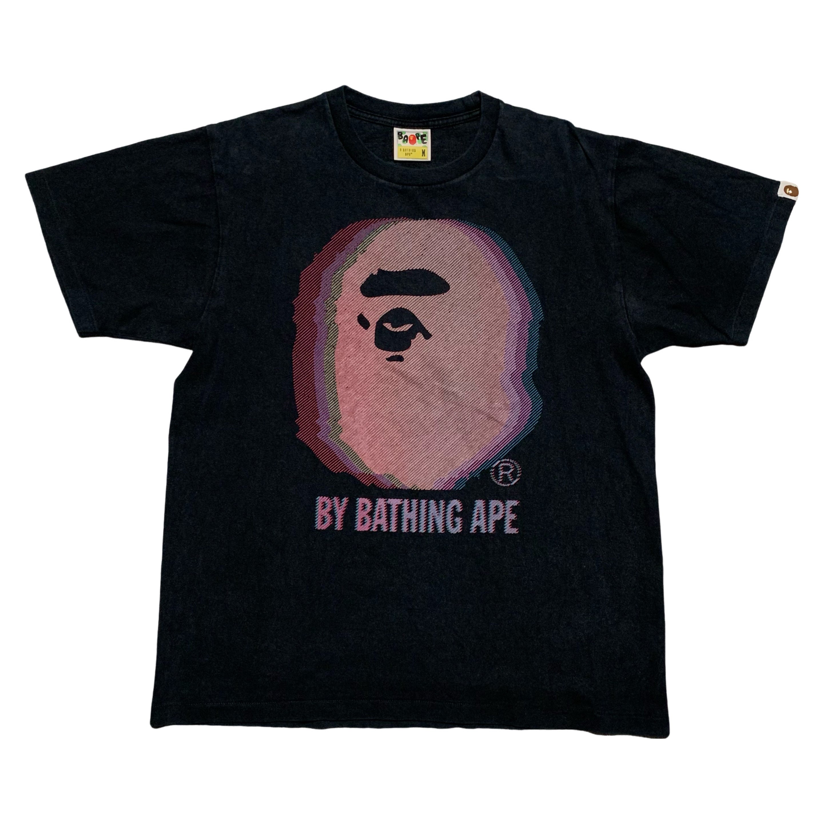 Bape Medium By Bathing Ape Graphic Black Tee 3D