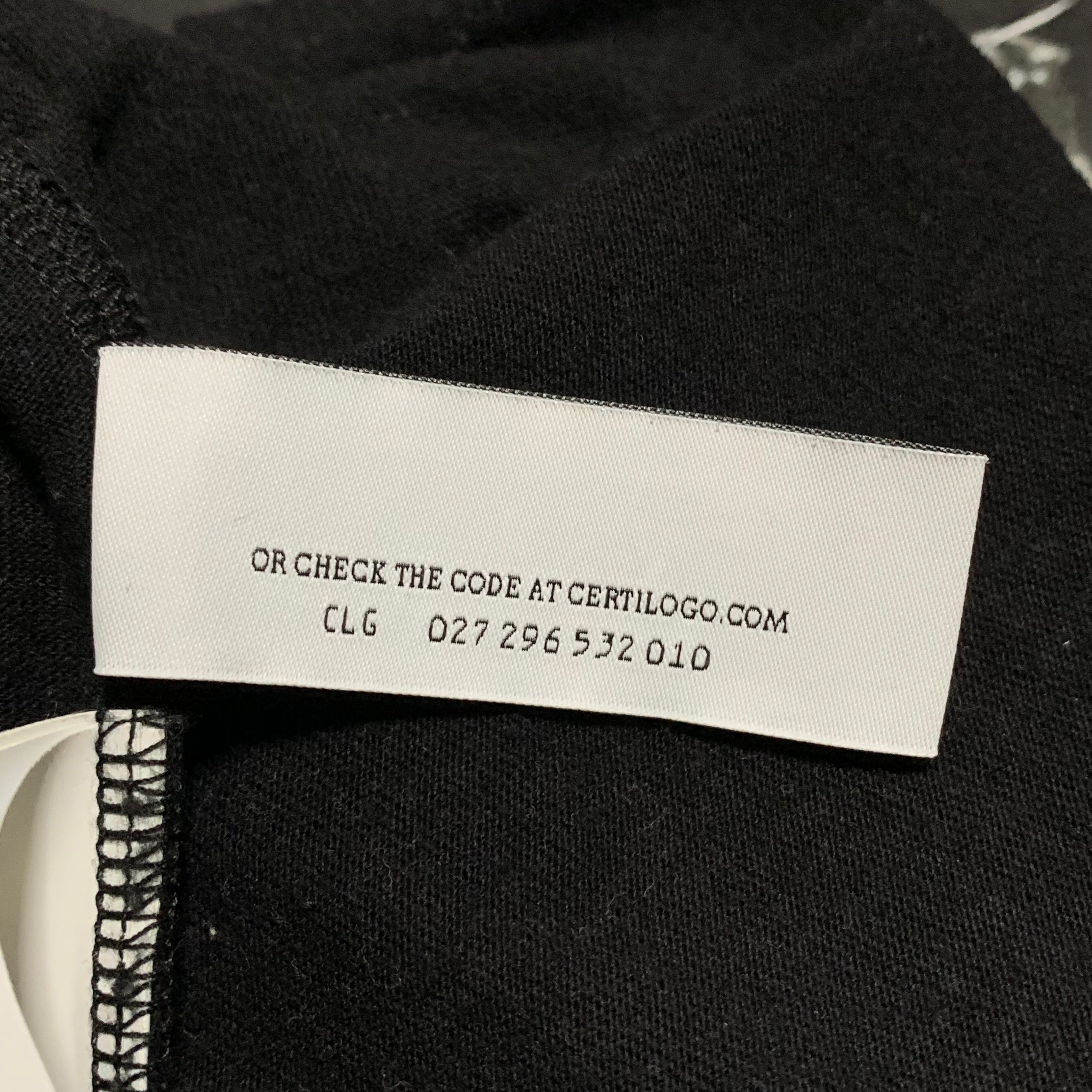 Off White Small Caravaggio Graphic Black Tee Virgil Abloh