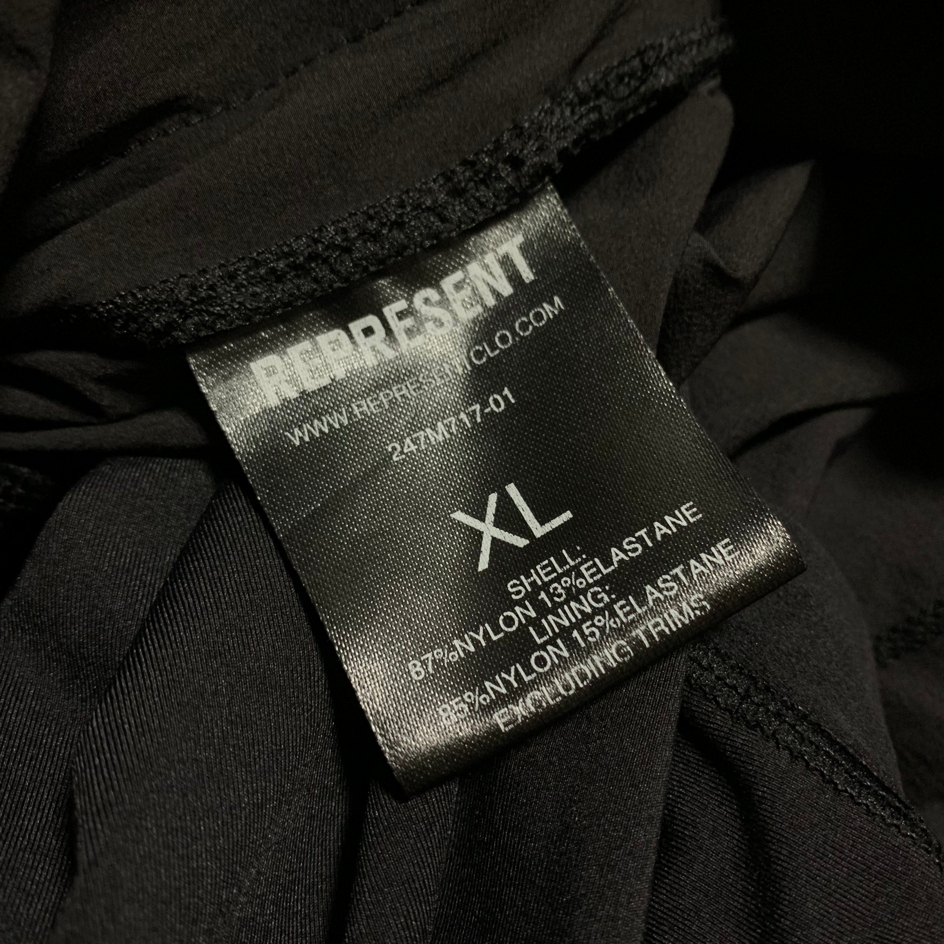 Represent XL Shorts Team 247 2-In-1 Black Shorts Bottoms