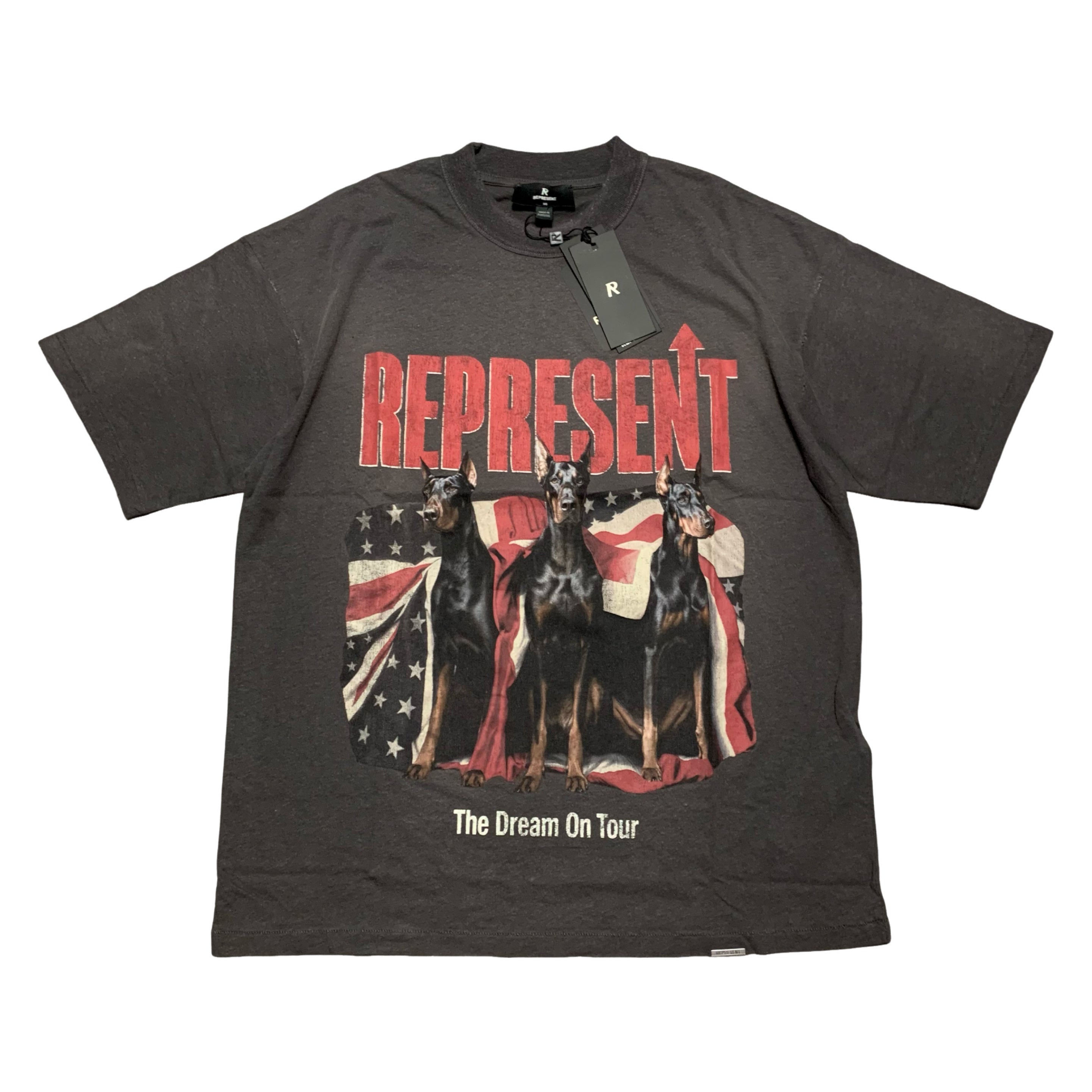 Represent XS Dream On Tour Sun Fade Grey Tee