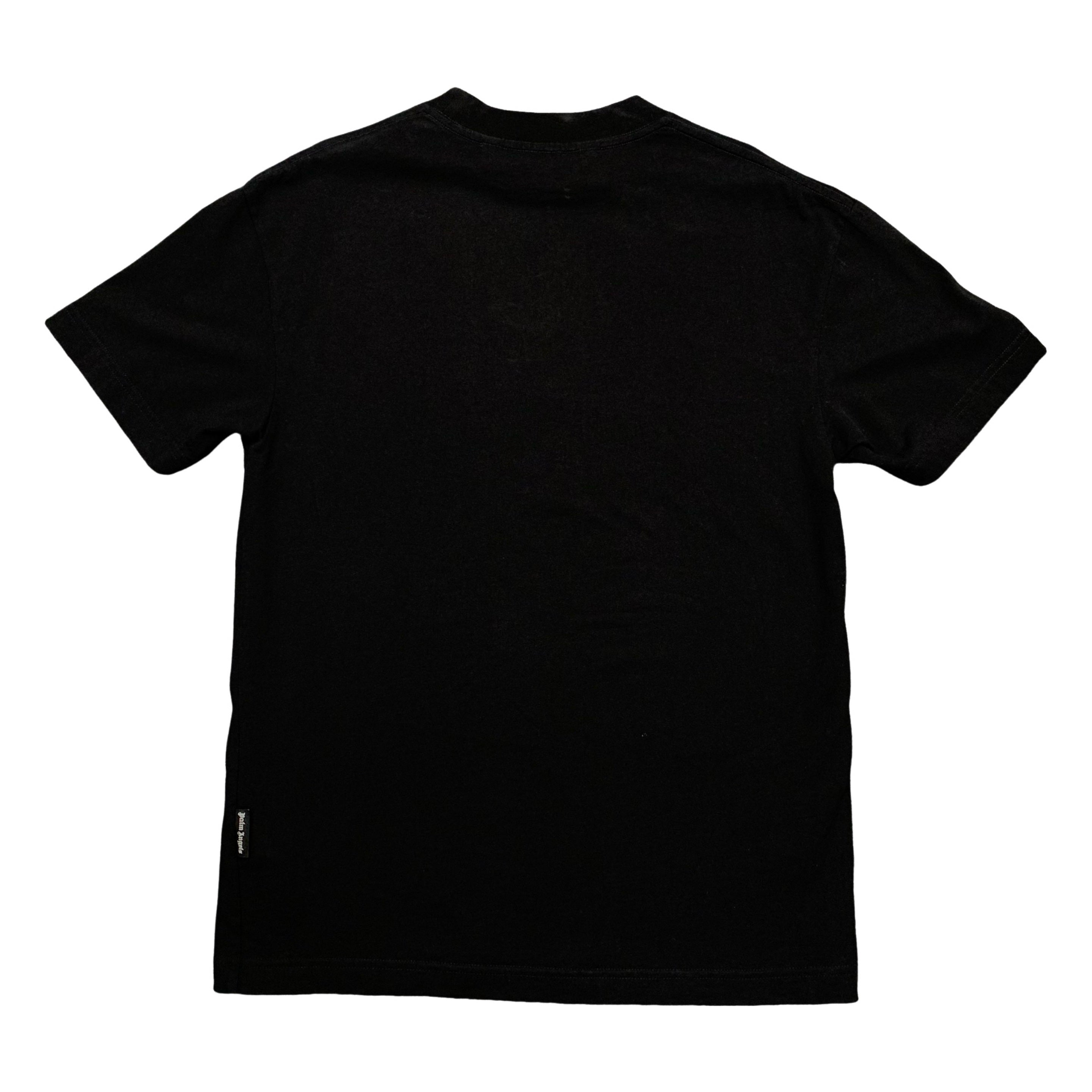 Palm Angels Small Tee New Folk Black T-Shirt