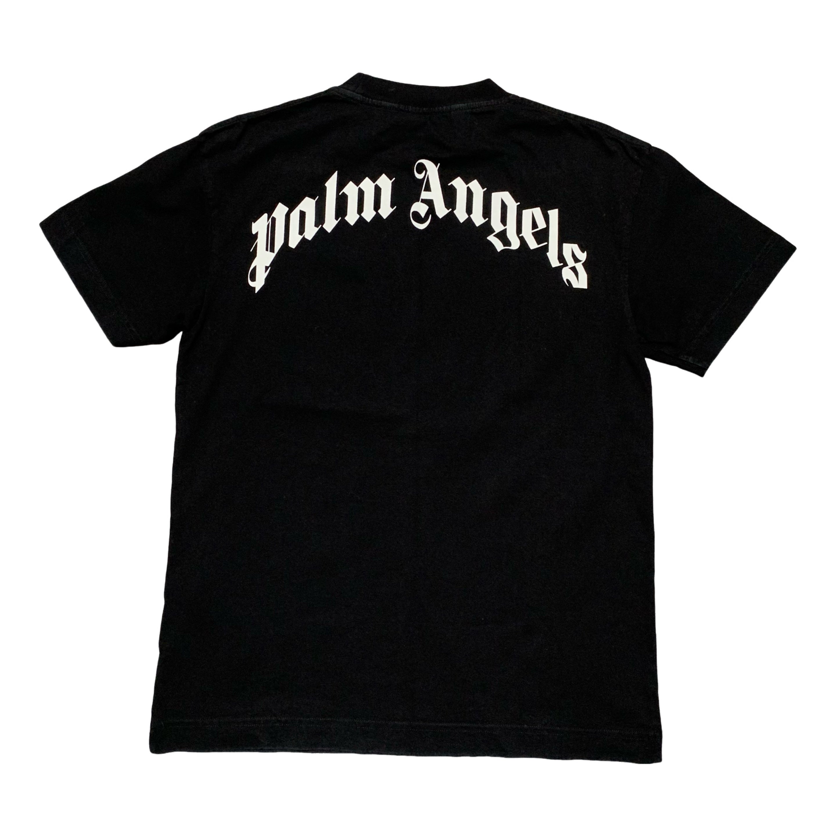 Palm Angels Small Tee Kill The Bear Black T-Shirt