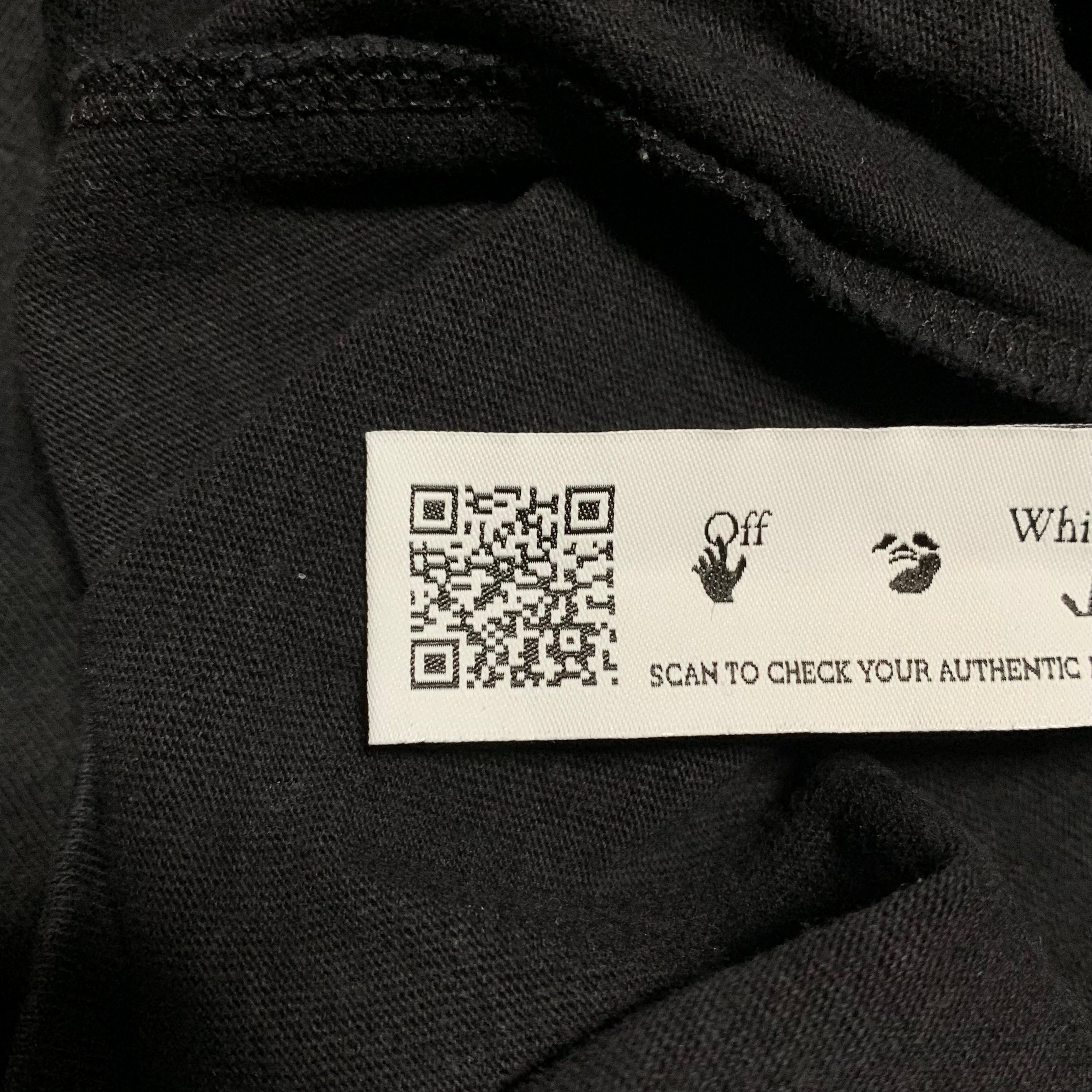 Off White Small Degrade Arrows Black Tee Virgil Abloh