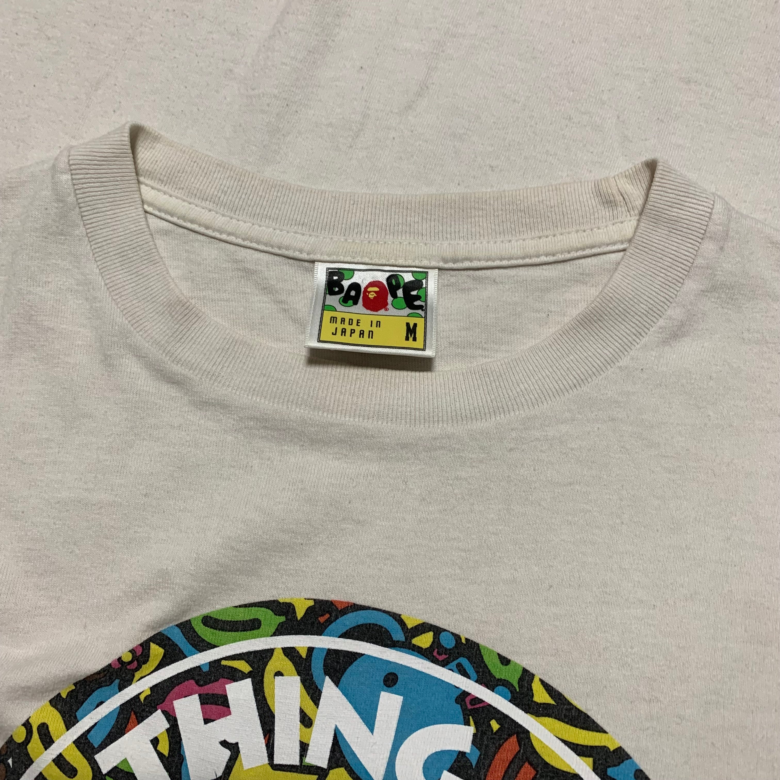 Bape Medium Baby Milo Busy Works White Tee A Bathing Ape