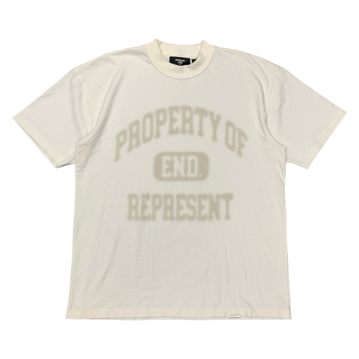 Represent XS Tee Property Of End Flat White T-Shirt