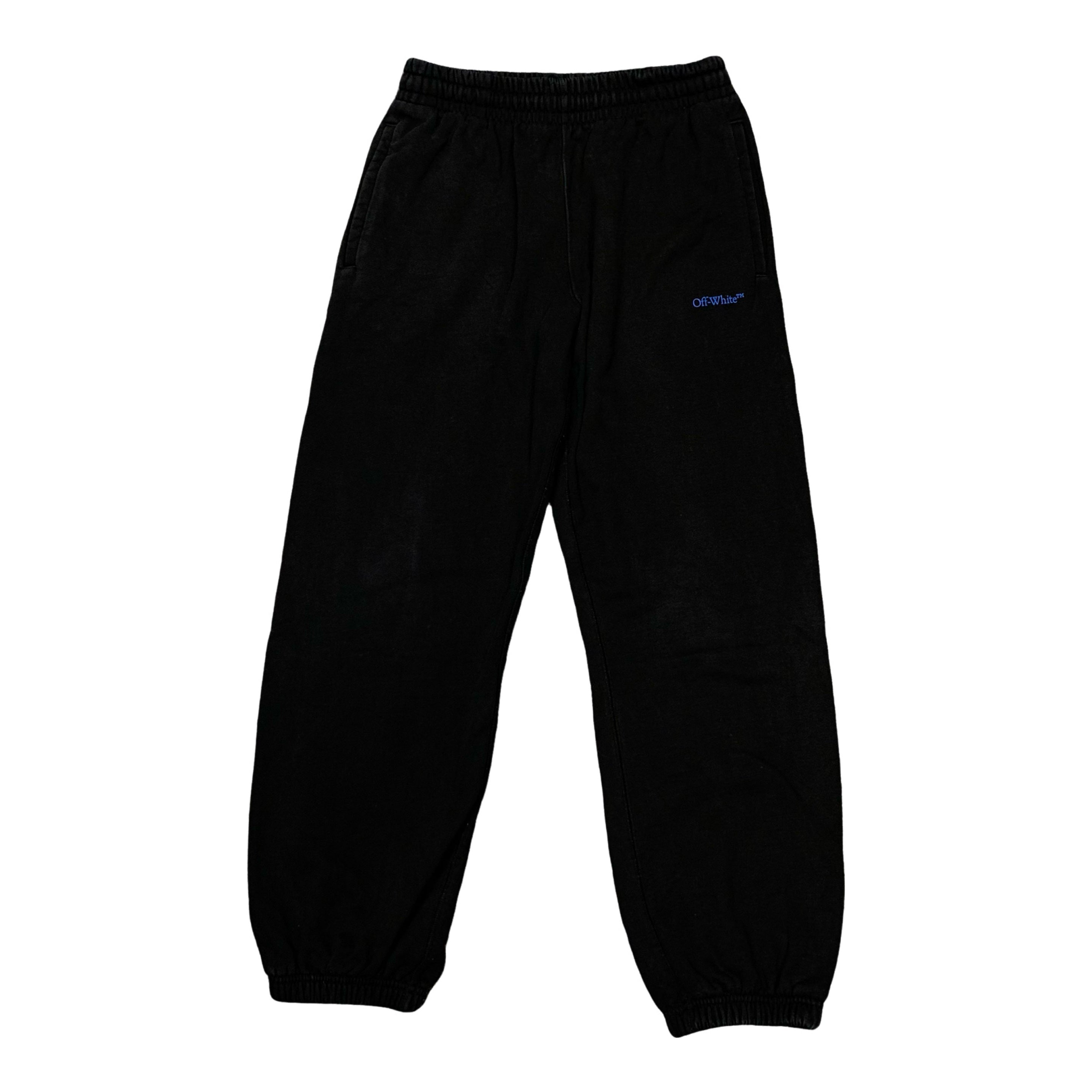 Off White Small Bottoms Arrows Graphic Black Sweatpants Bottoms Virgil Abloh