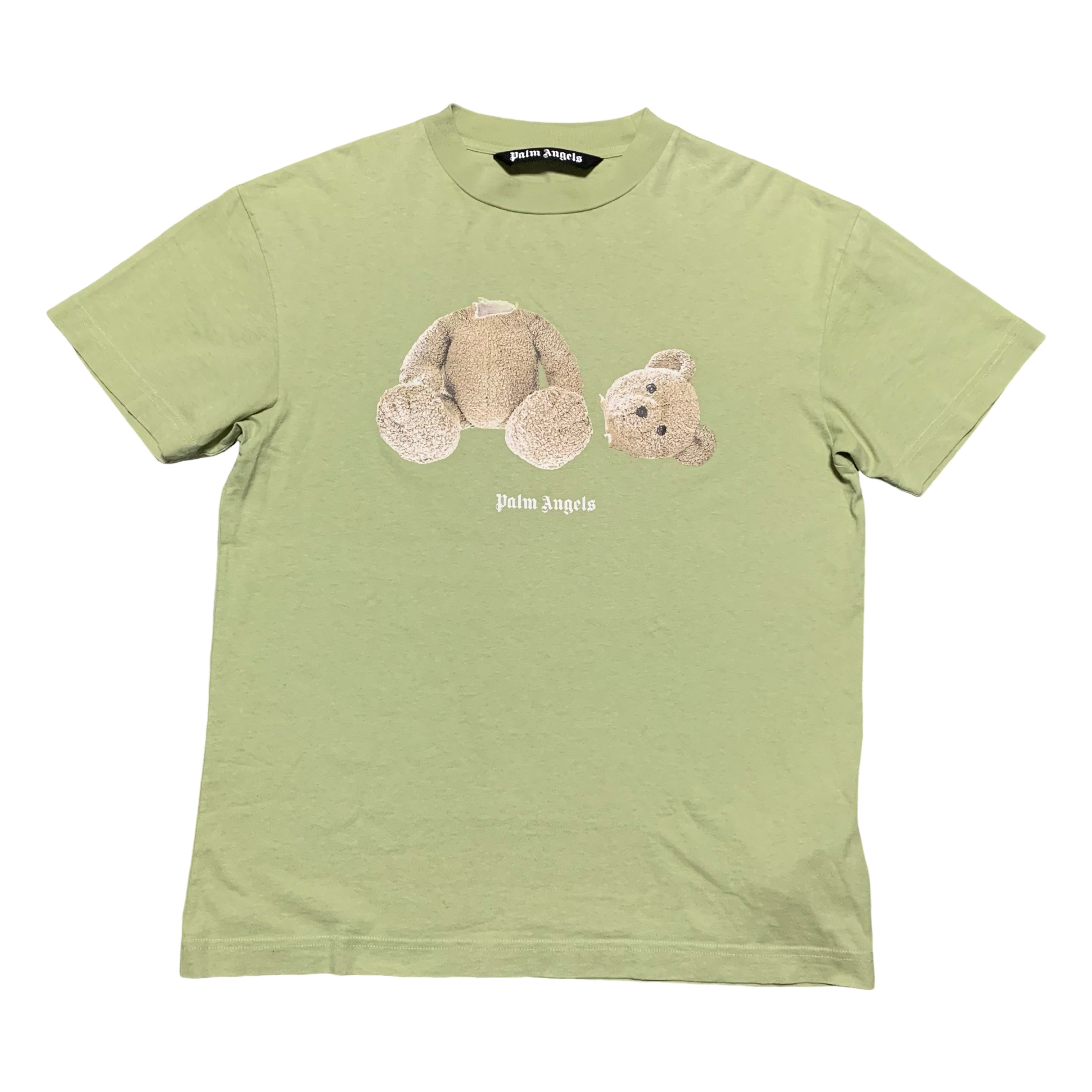 Palm Angels Medium Classic Bear Mint Green Tee
