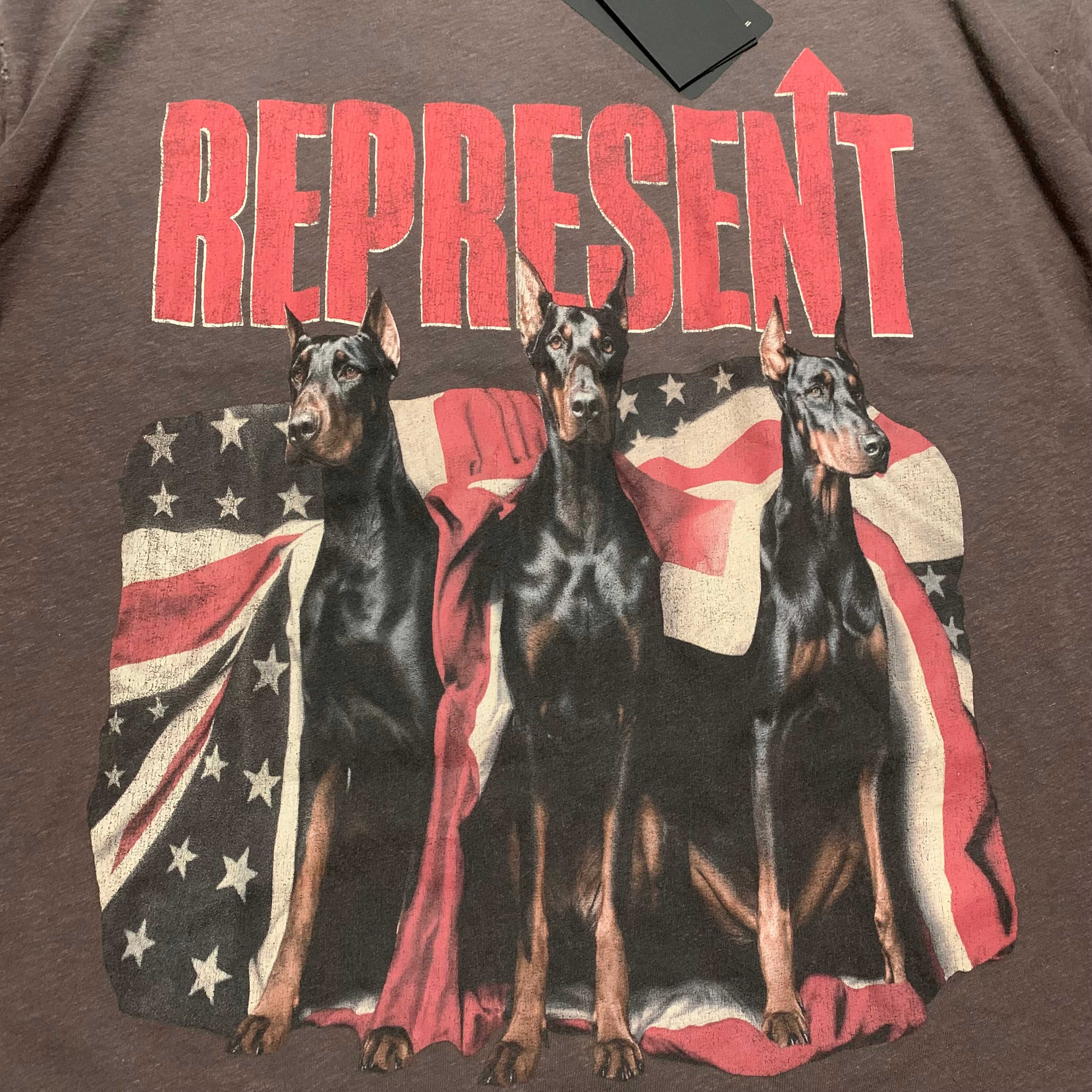 Represent Small Dream On Tour Vitkac Brown Tee