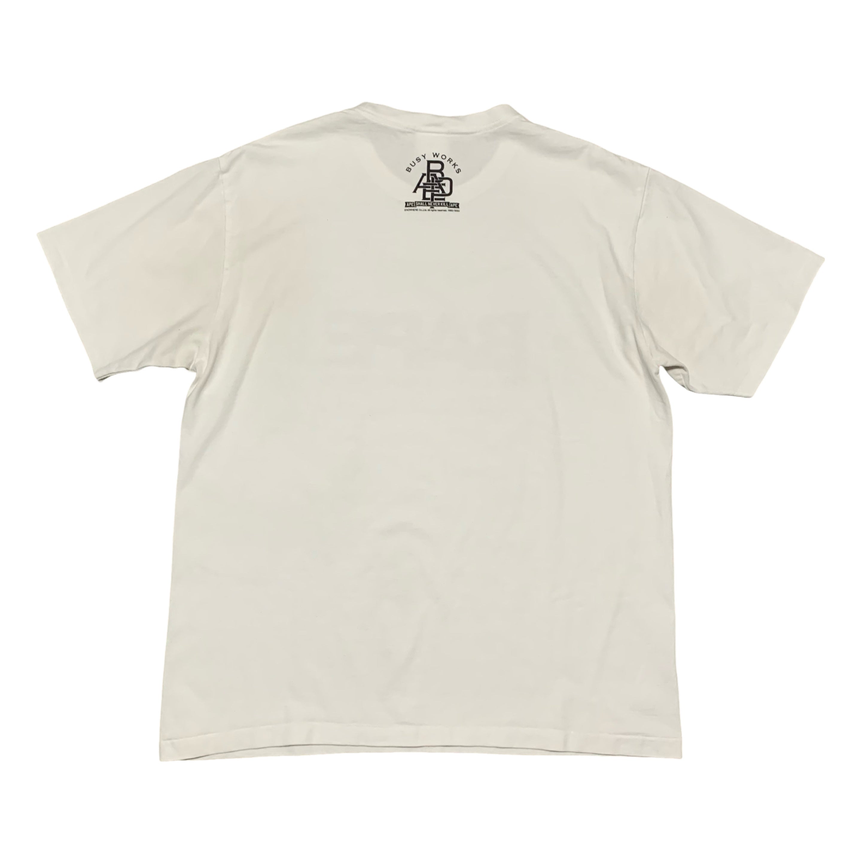 Bape XL Archive Graphic World Gone Mad White Tee 2022