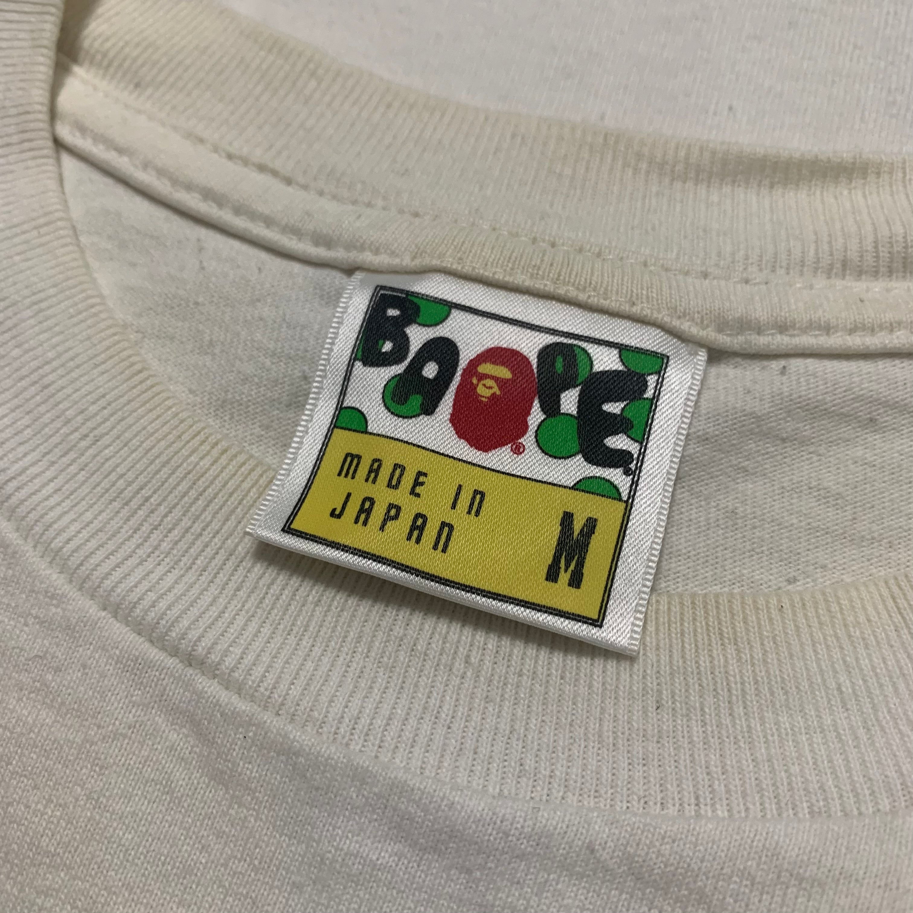 Bape Medium Made By Humans White Tee Nigo Rare 2008