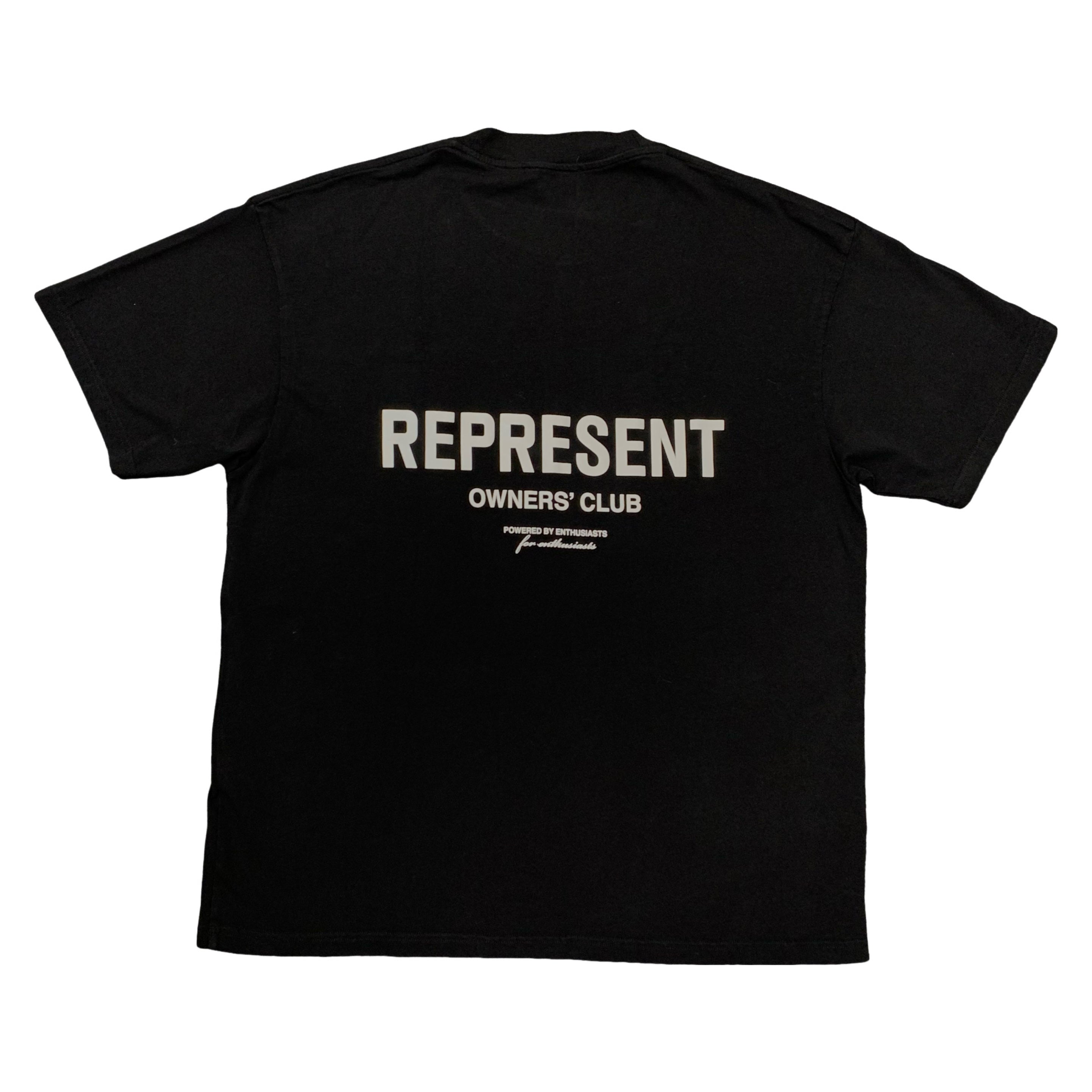 Represent Large Tee Owners Club Jet Black T-Shirt