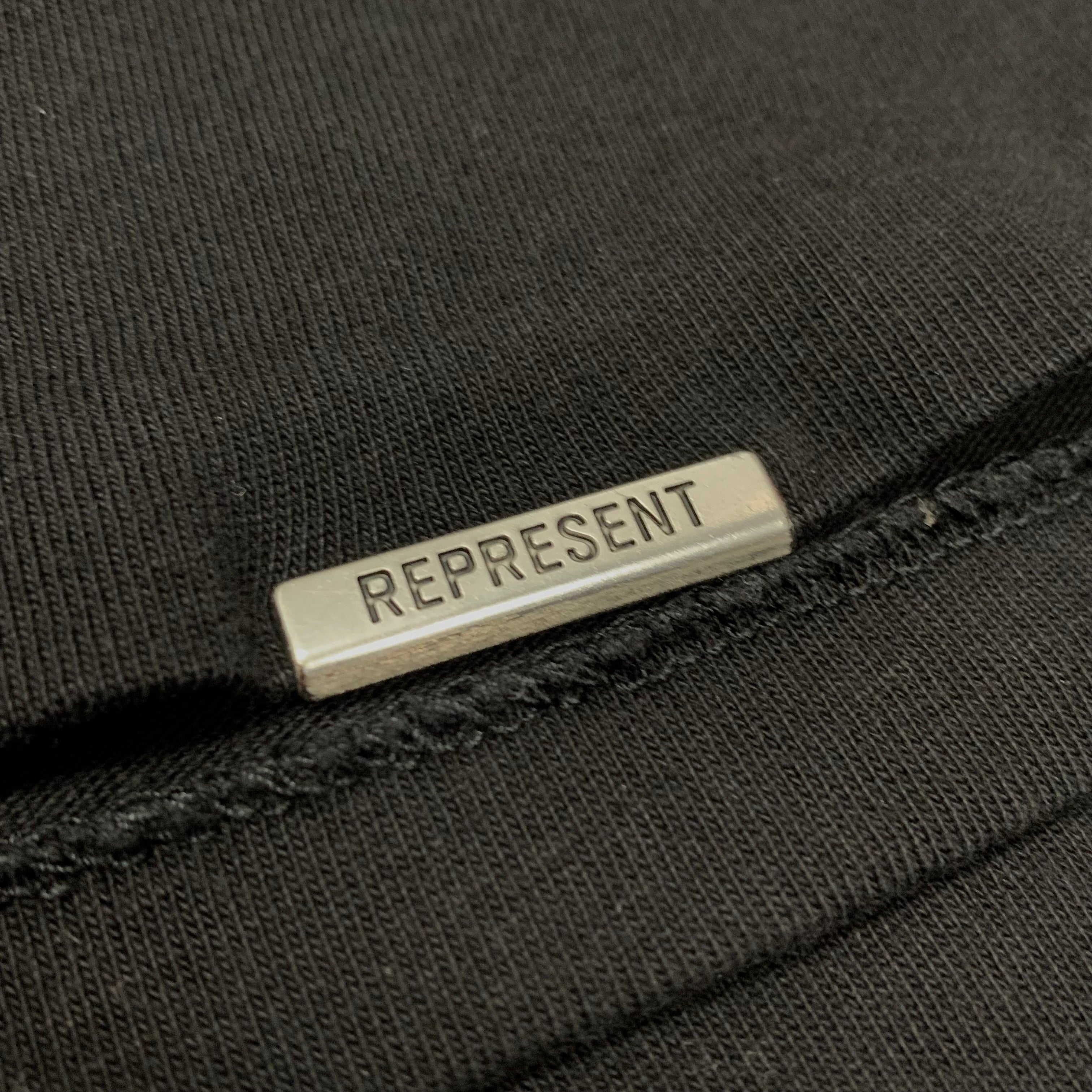 Represent Medium Tee Icon Collection Jet Black T-Shirt