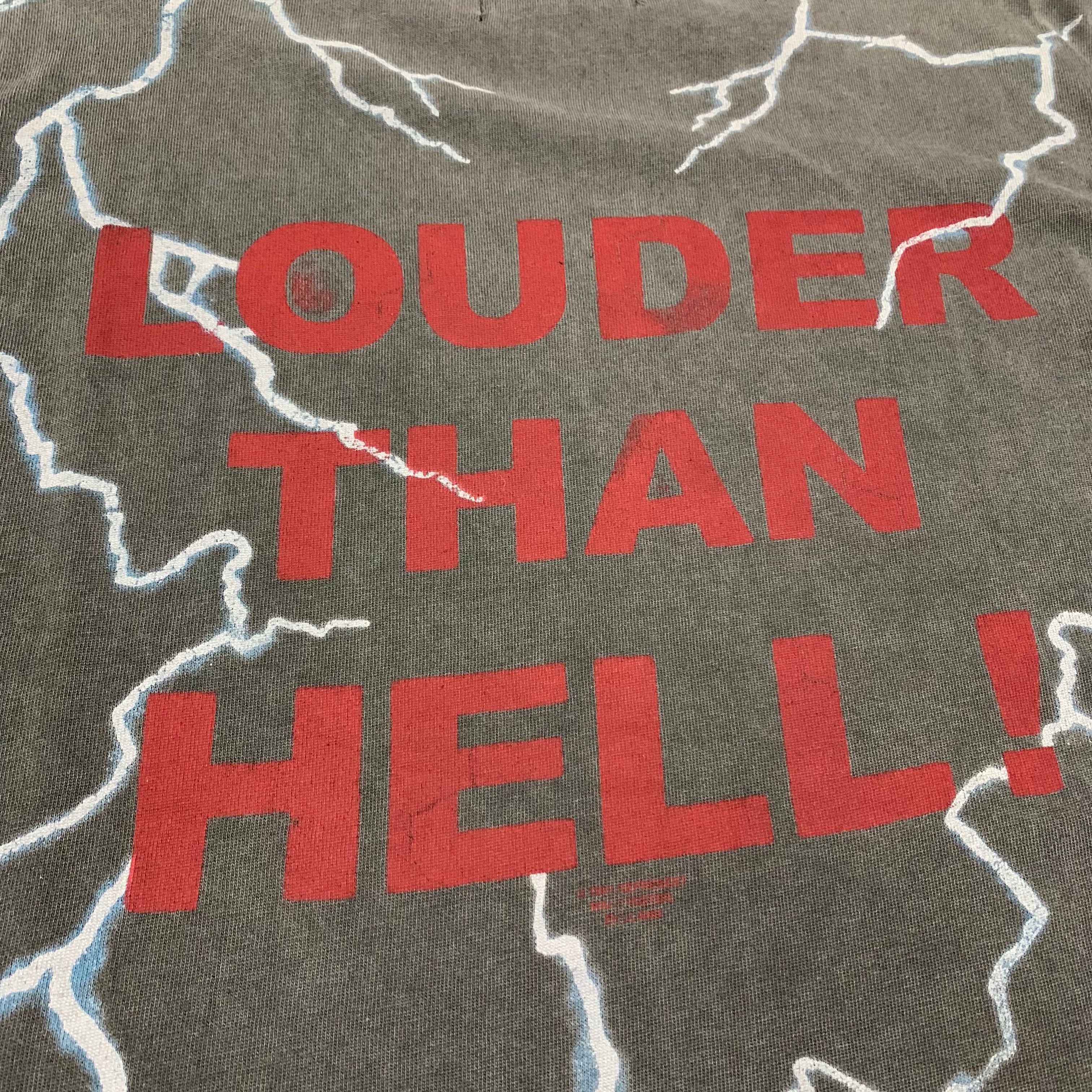 Represent Large Louder Than Hell Vintage Grey Tee