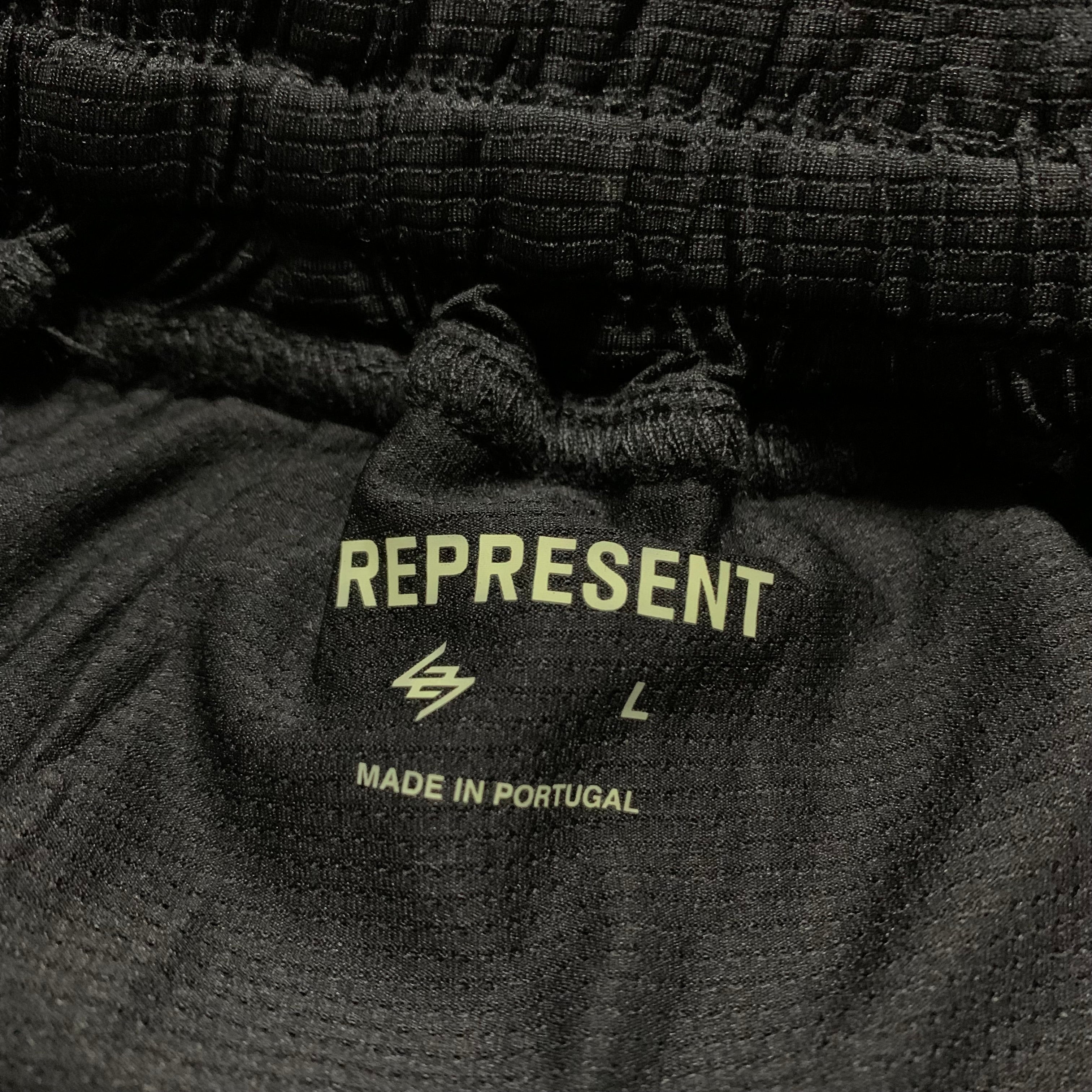 Represent Large Shorts 247 DNA Mesh Black Shorts
