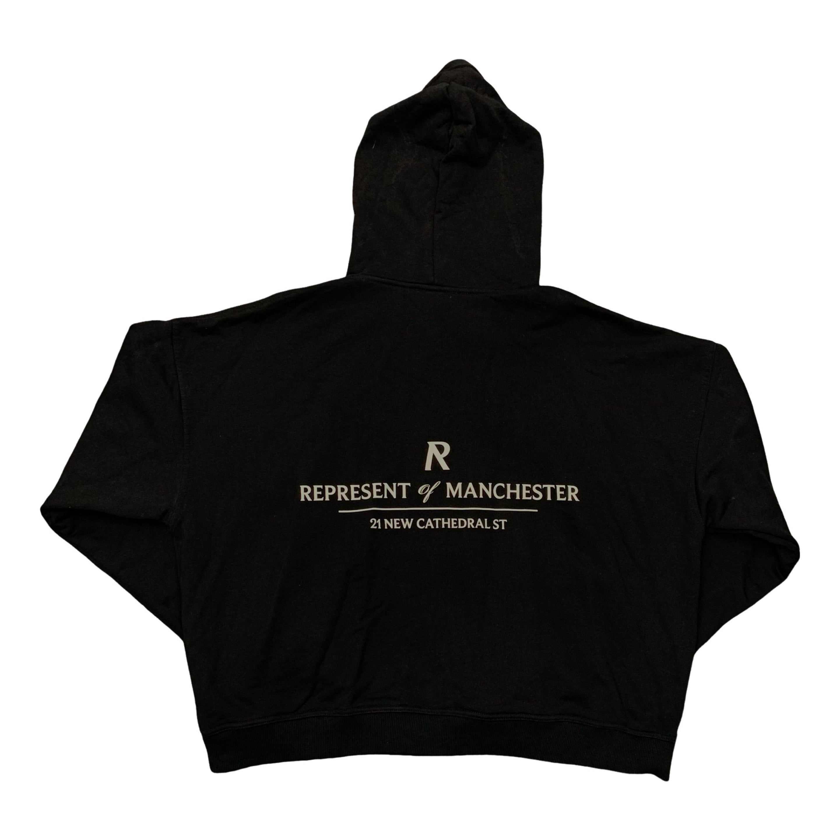 Represent XXS Hoodie Manchester Store Black Oversized Hoodie